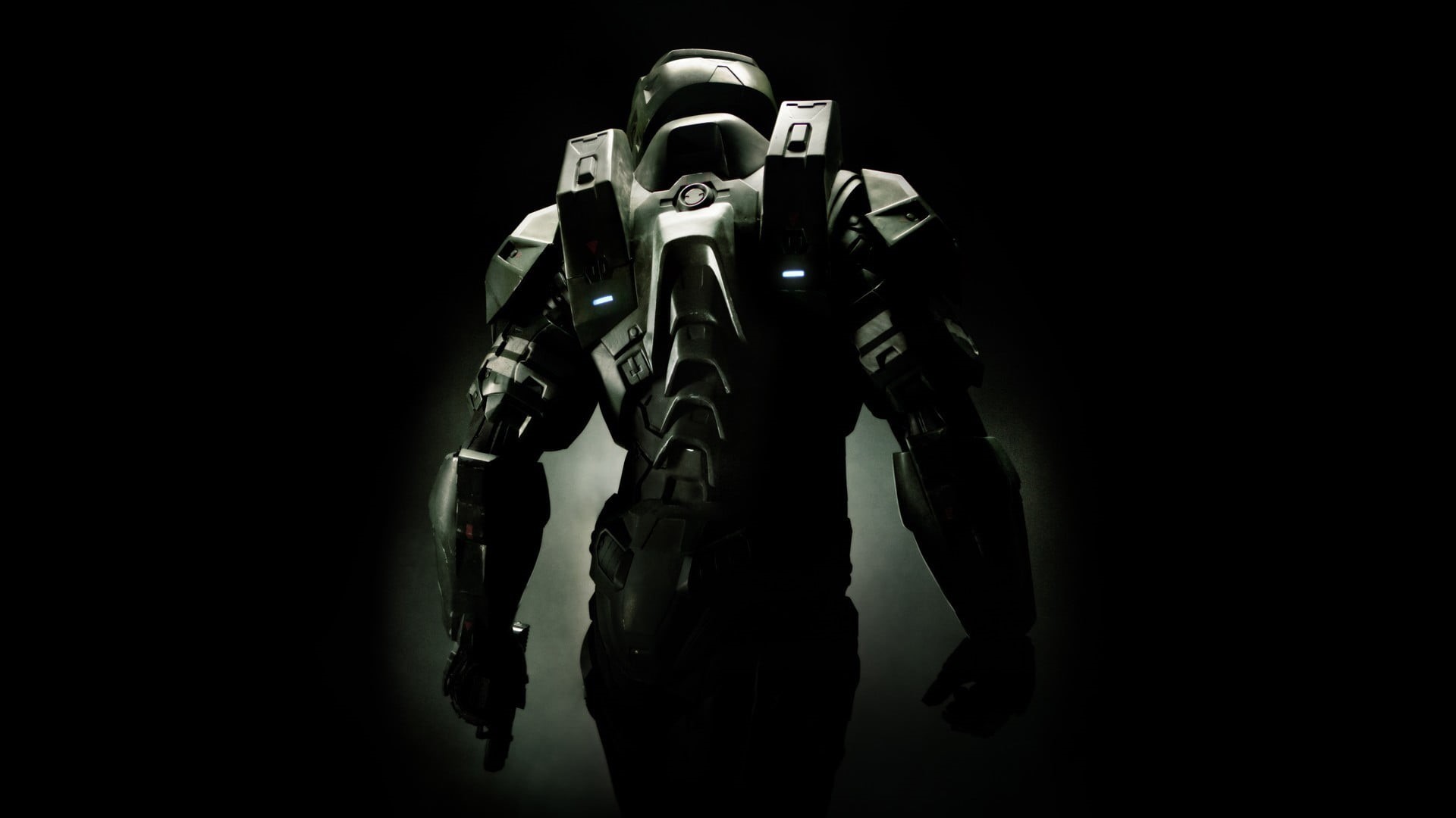 obscured face, 1080P, digital composite, government, Halo, representation, black background, technology, studio shot, human representation, military uniform, HD Wallpaper