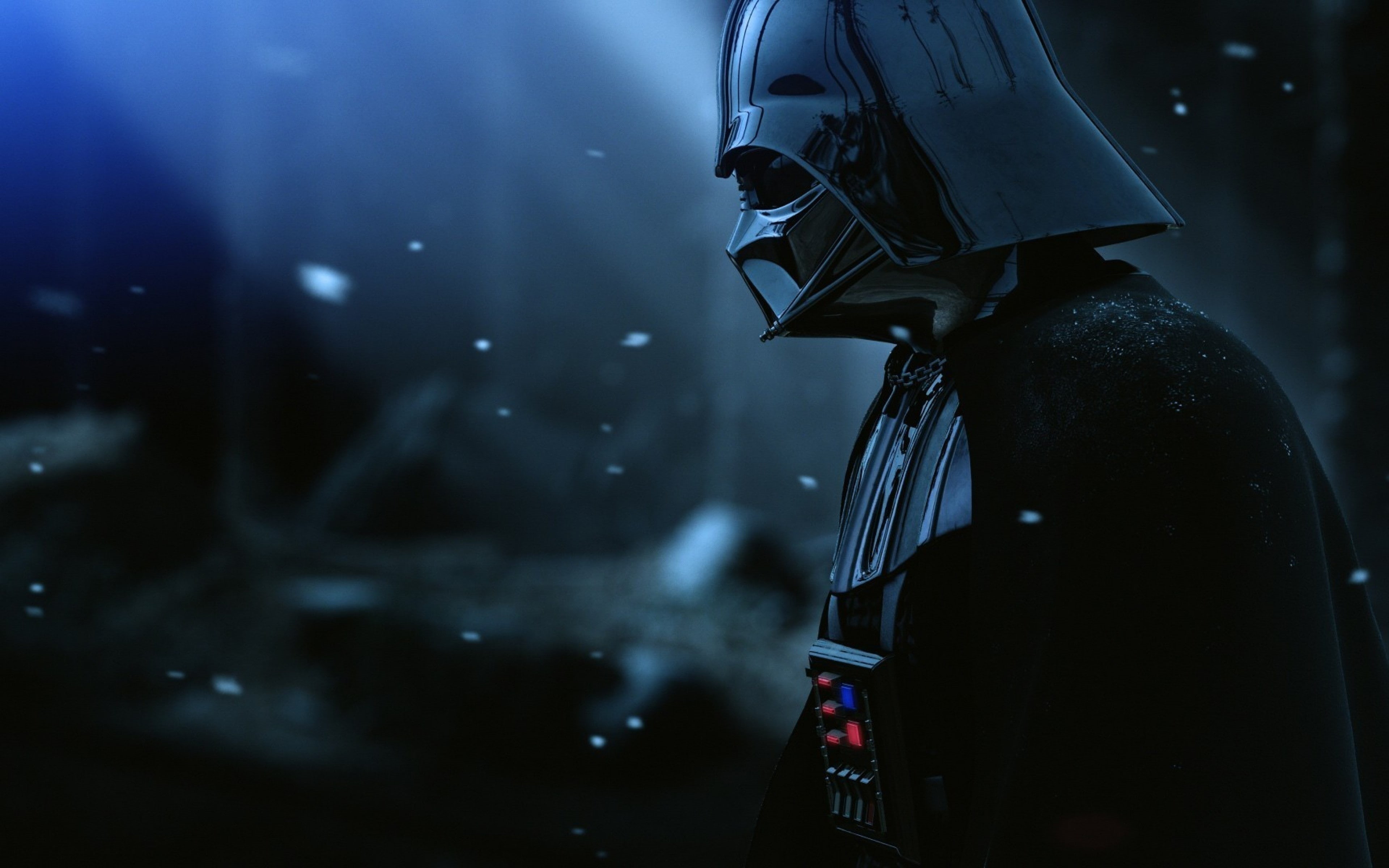 4K, film, star wars, darth vader, hat, armor backgrounds, snow, HD Wallpaper