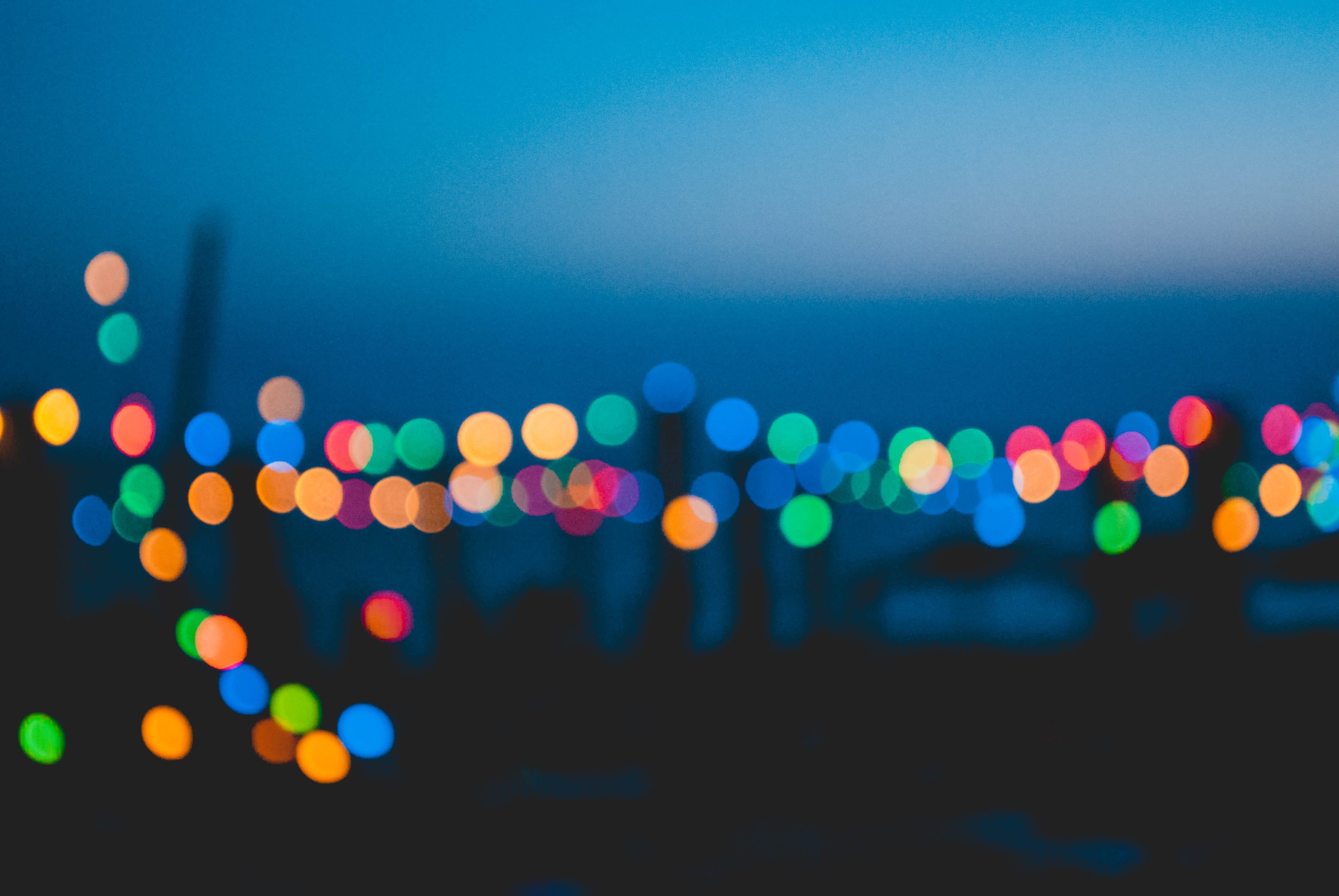 urban Skyline, photography, downtown District, light - Natural Phenomenon, 2K, city, celebration, colorful, colors, bright, shiny, dock, glowing, photographic Effects, HD Wallpaper