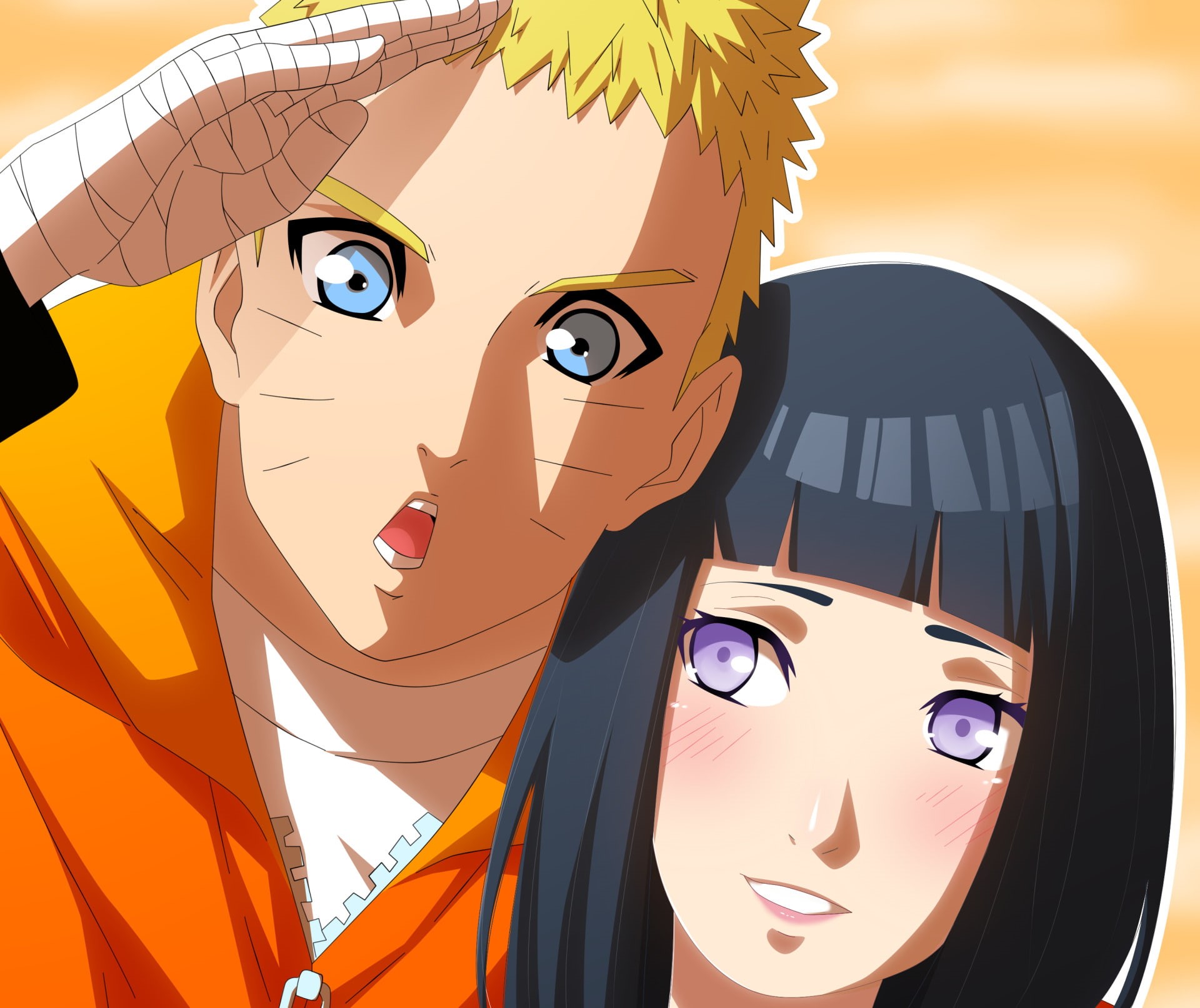 Hinata Hyūga, 1080P, Anime, Naruto, Naruto Uzumaki, HD Wallpaper
