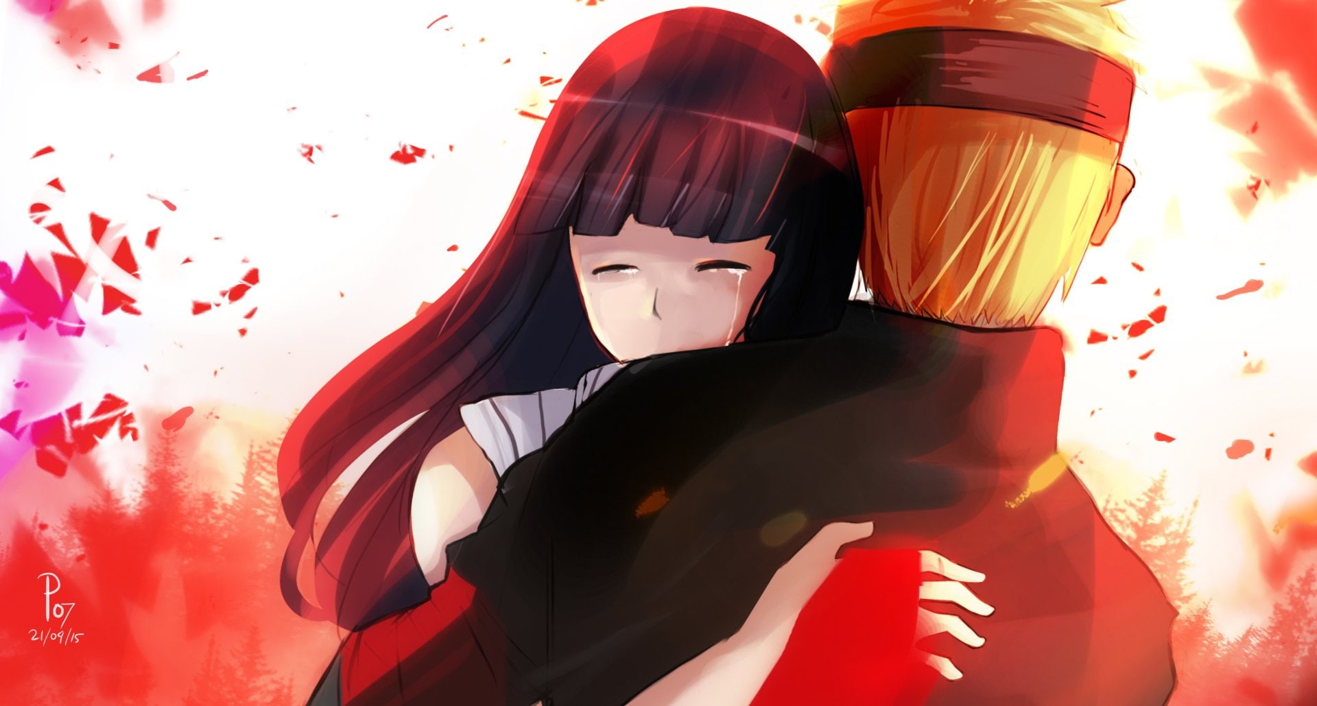 Anime, 1080P, Hinata Hyūga, Naruto Uzumaki, Naruto, HD Wallpaper