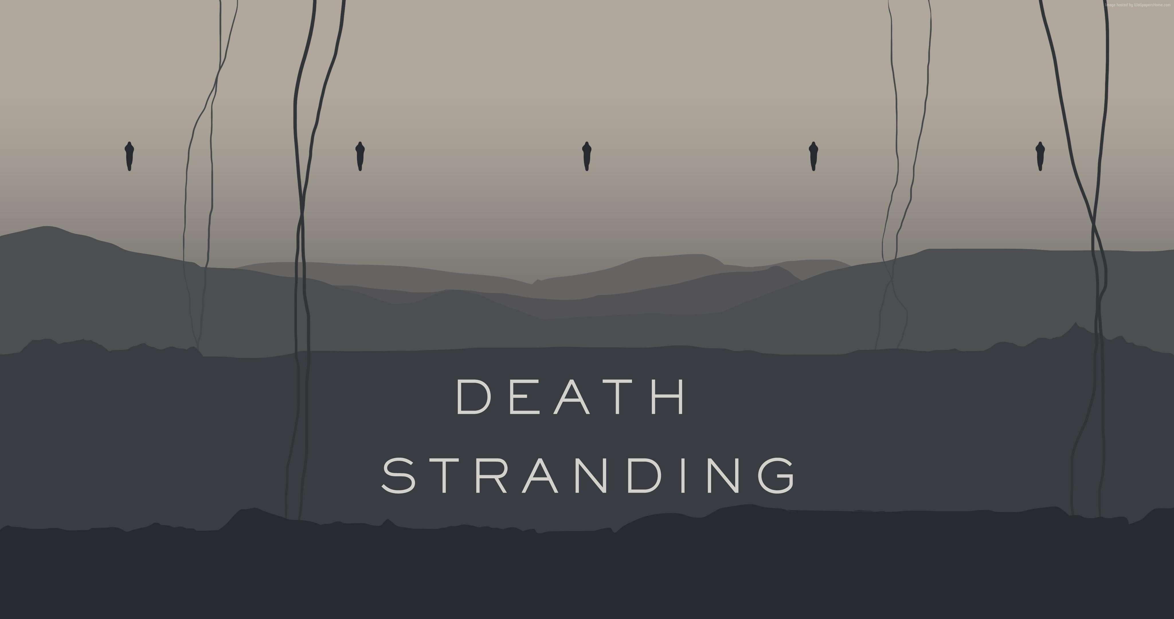 4K, artwork, Death Stranding, poster, 4K, HD Wallpaper