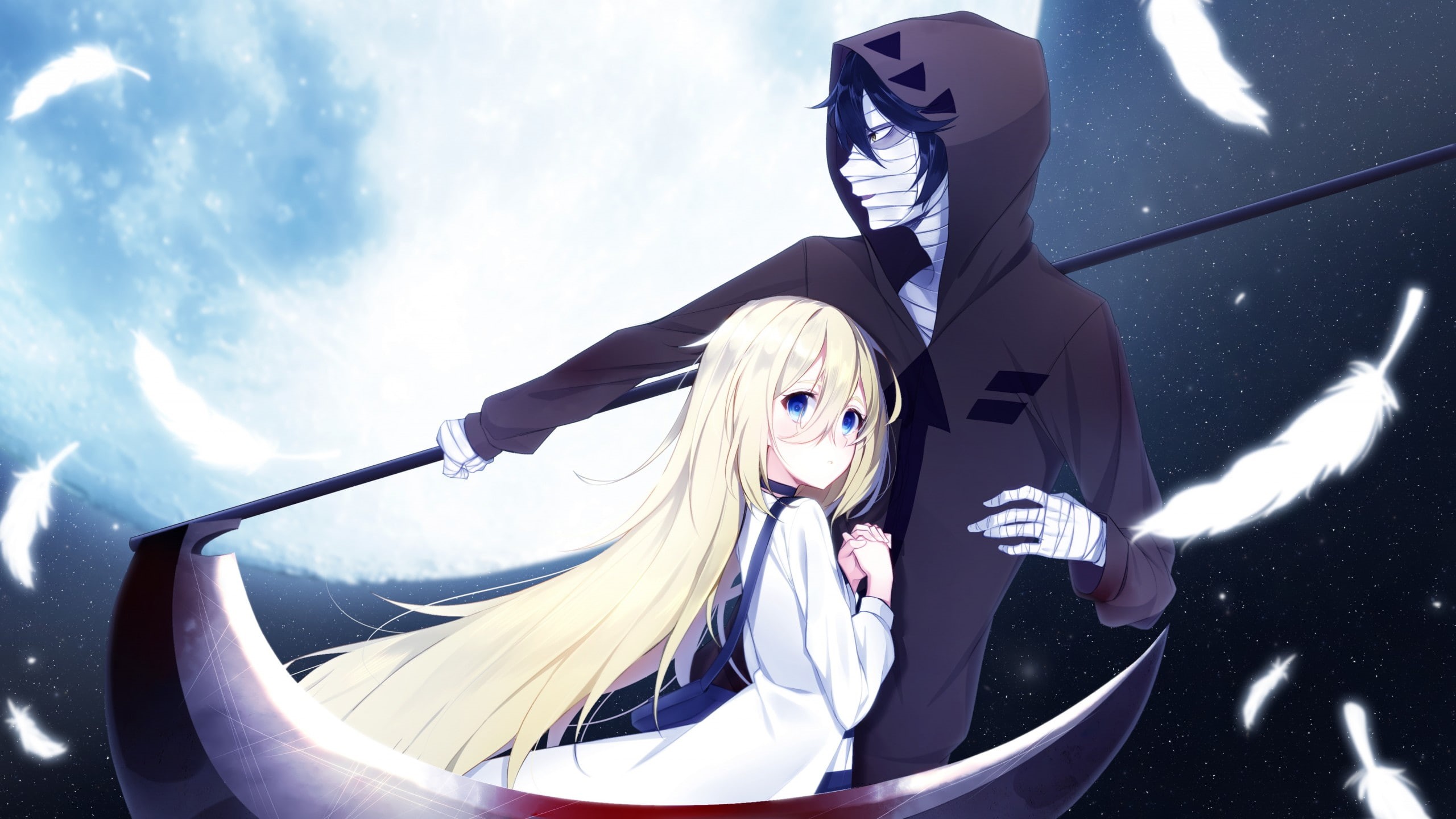 Karakai Jouzu no Takagi-san, anime boys, Satsuriku no Tenshi, Isaac Foster, Rachel Gardner, 2K, anime, HD Wallpaper