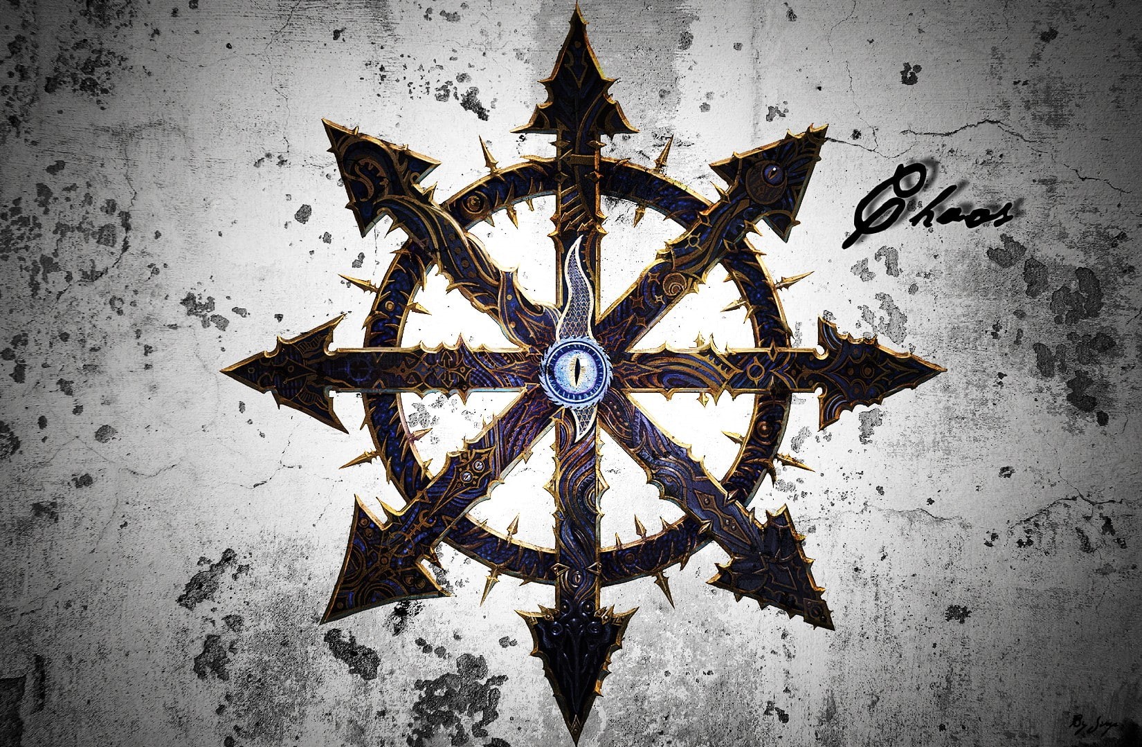 720P, fantasy art, 000, Chaos, Warhammer 40, HD Wallpaper