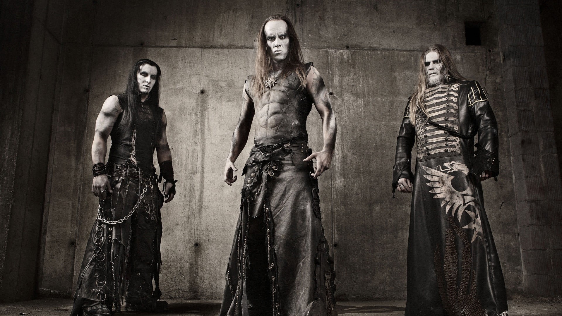 human representation, fear, standing, group, indoors, males, rock bands, rock music, 1080P, females, people, metal, fashion, celebration, women, blackened death metal, HD Wallpaper