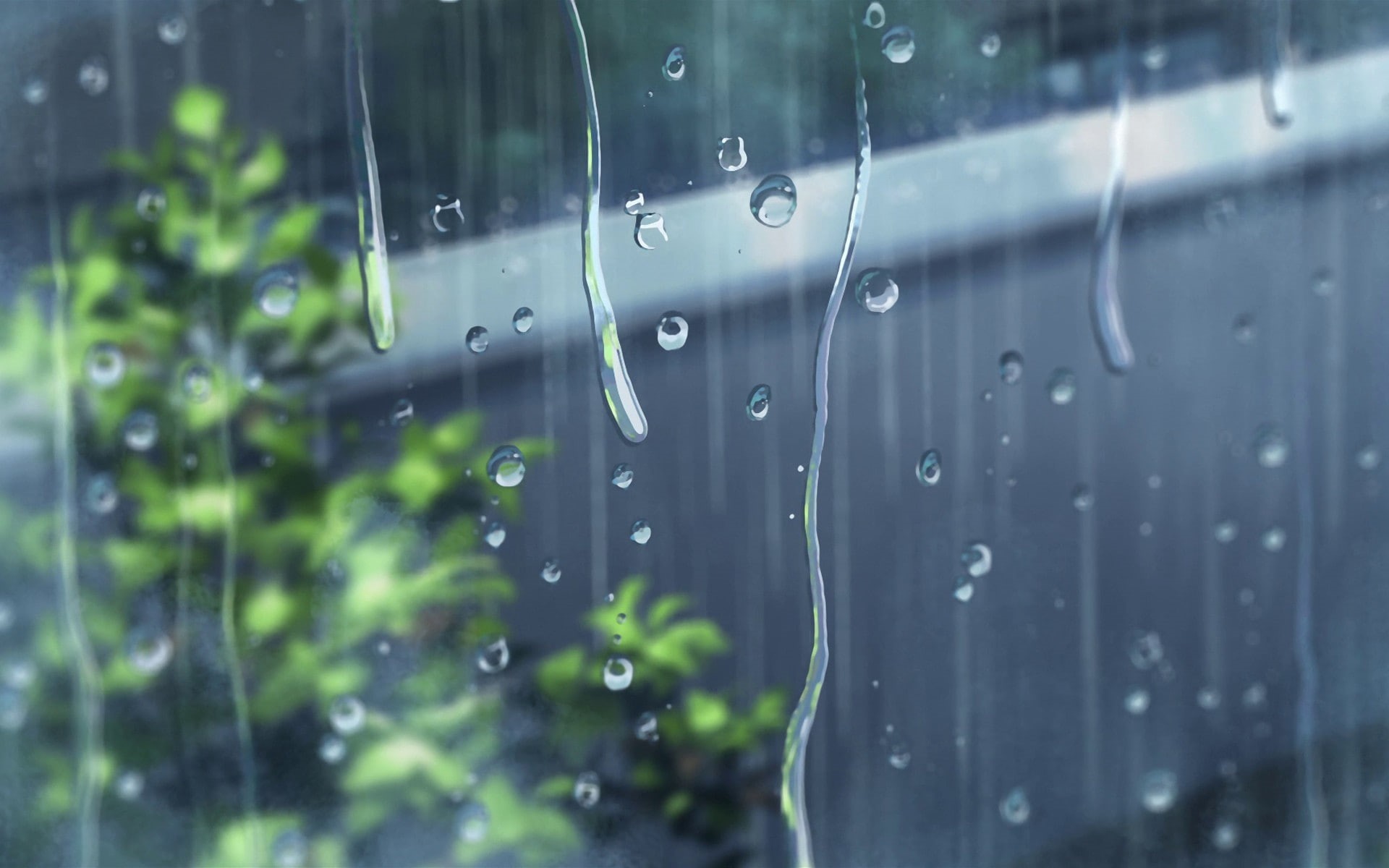 close-up, dew, outdoors, drop, selective focus, backgrounds, The Garden of Words, glass - material, day, nature, no people, window, raindrop, full frame, HD Wallpaper