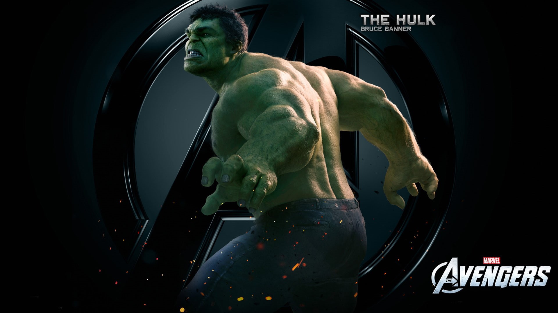 1080P, banner, hulk, avengers, poster, marvel, bruce, HD Wallpaper