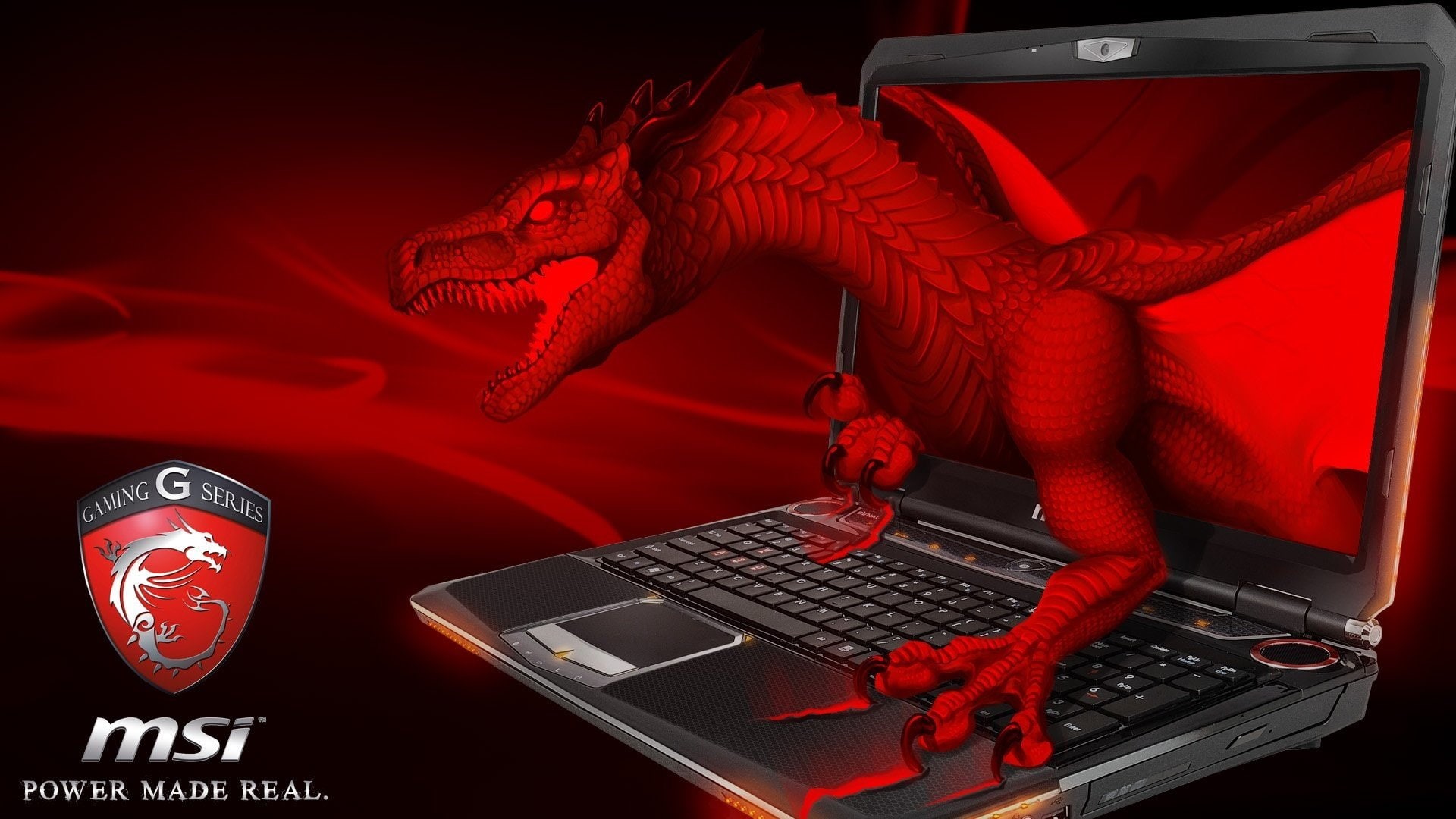 1080P, Technology, Computer, Dragon, MSI, HD Wallpaper