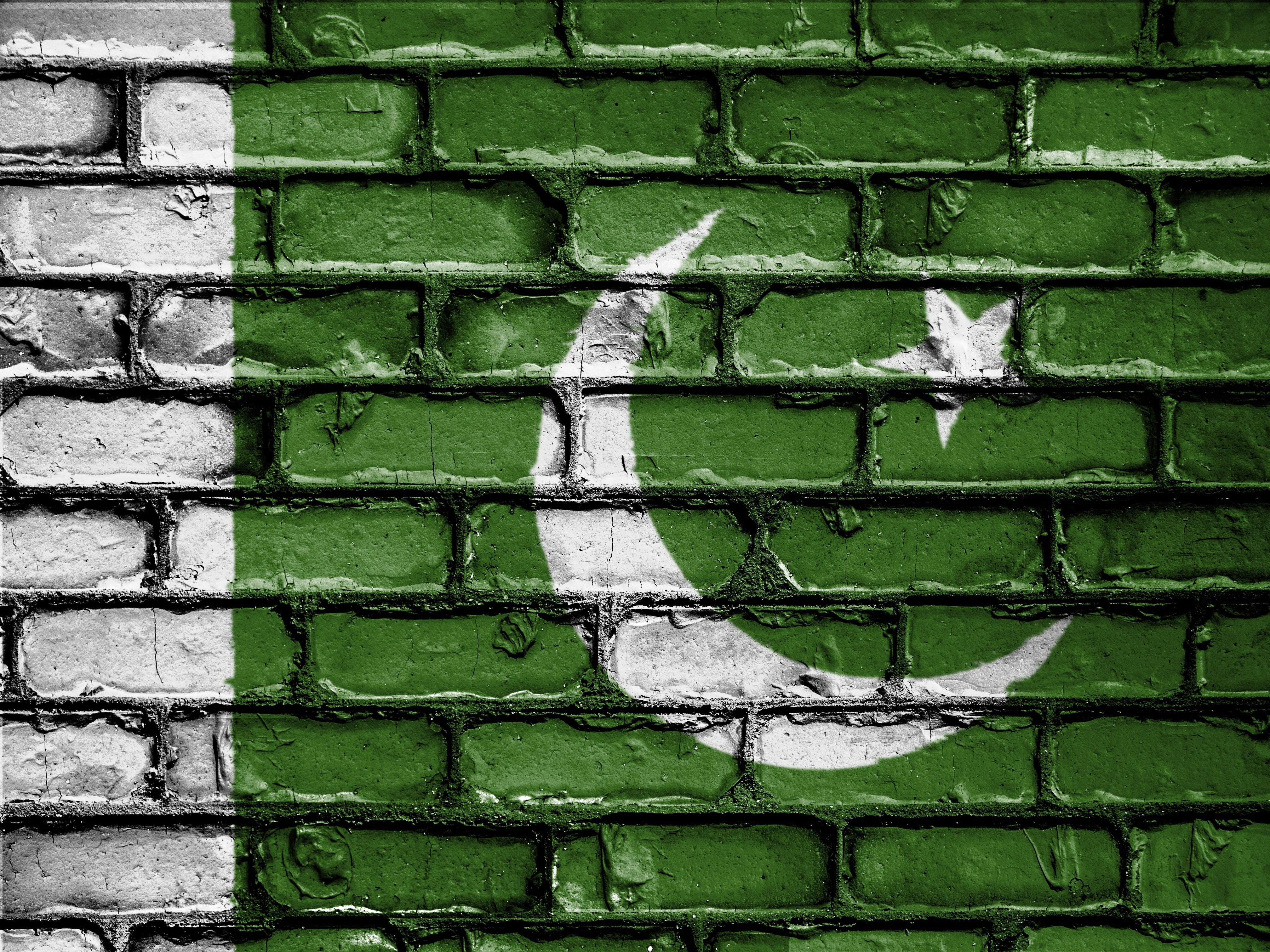 symbol, graffiti, 4K, patriotic, green color, wall - building feature, backgrounds, emblem, brick wall, architecture, built structure, outdoors, brick, HD Wallpaper