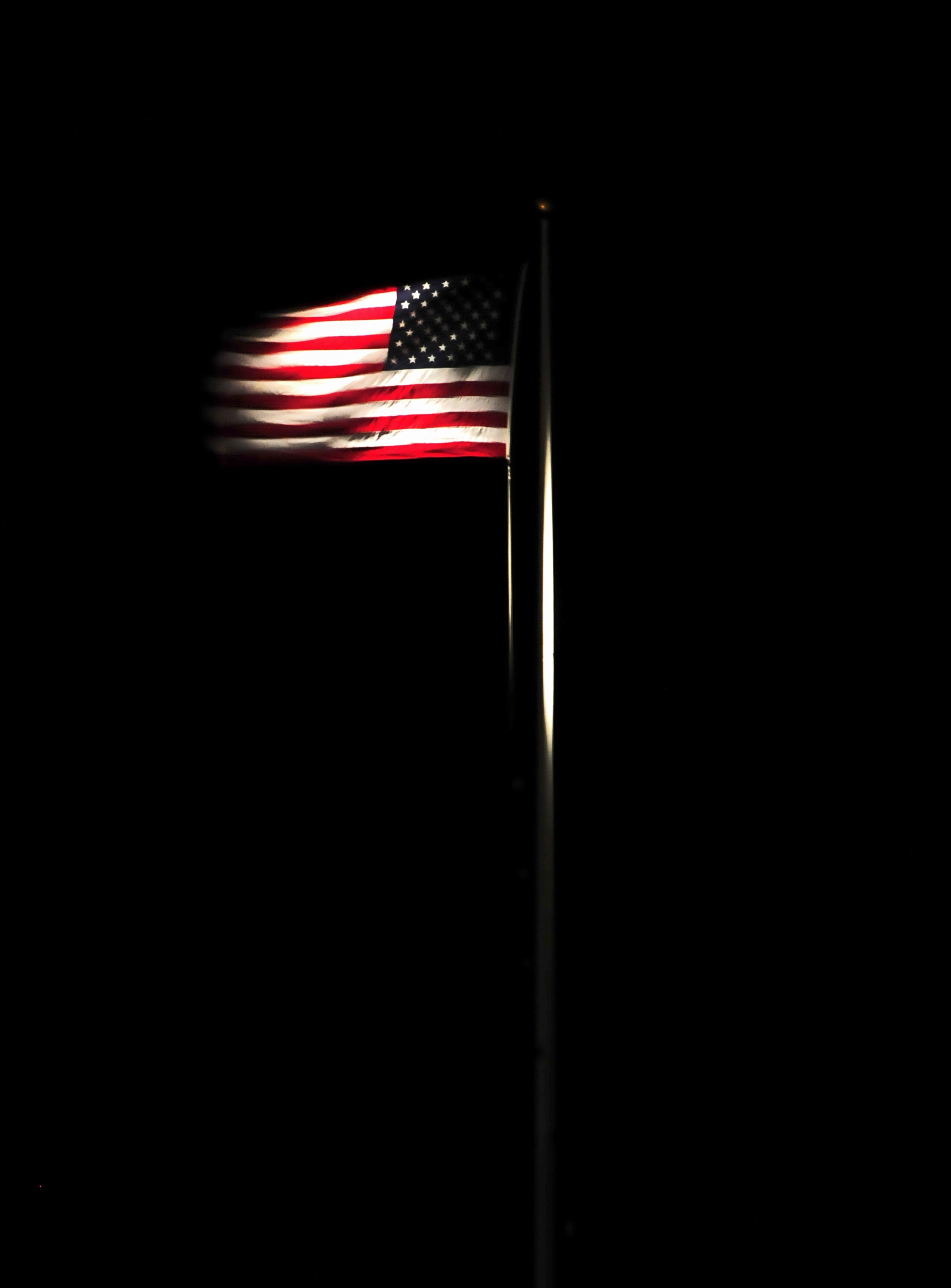 cuba, single object, black background, flag, patriotism, emotion, indoors, symbol, night, illuminated, state, united, waving, america, american flag, background, Phone HD Wallpaper