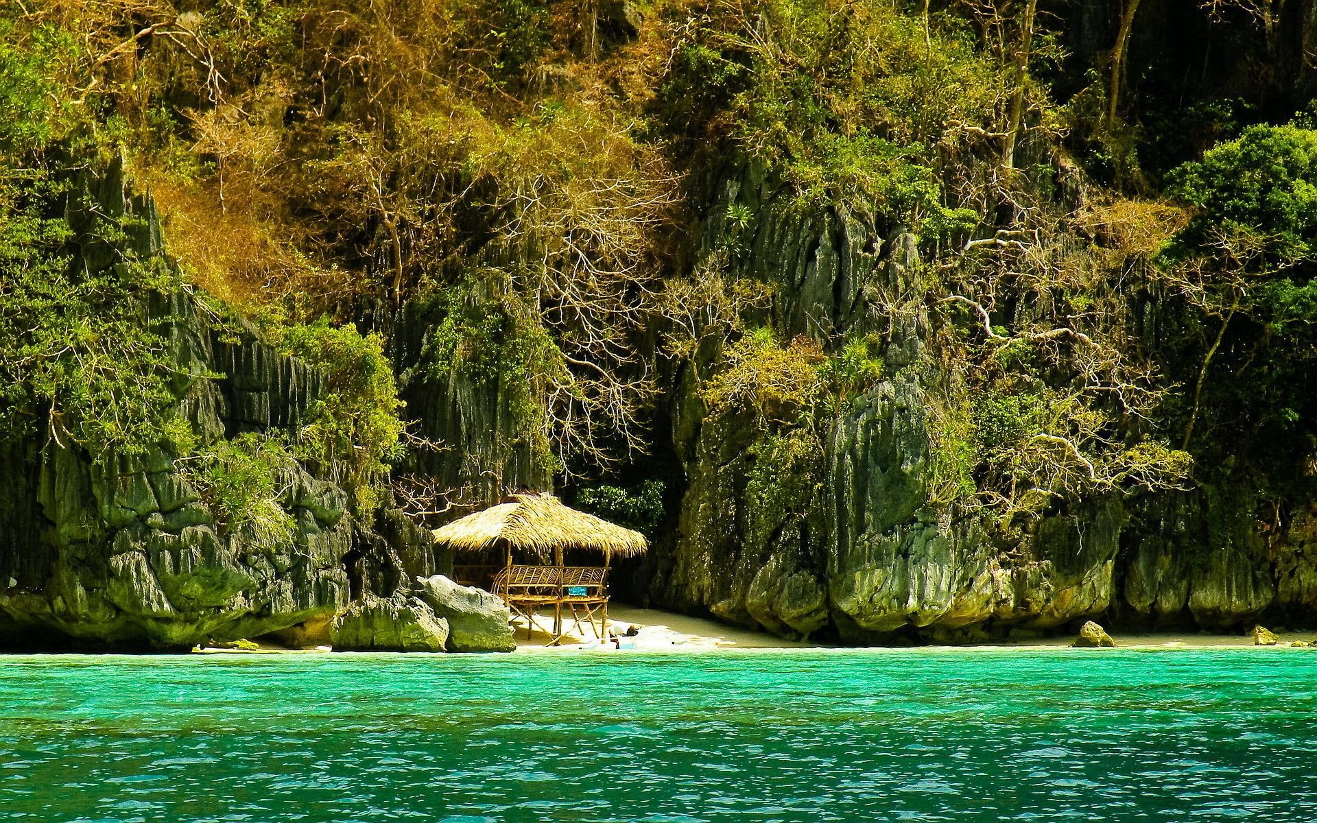 palawan, nature, 1080P, philippines, beach, HD Wallpaper