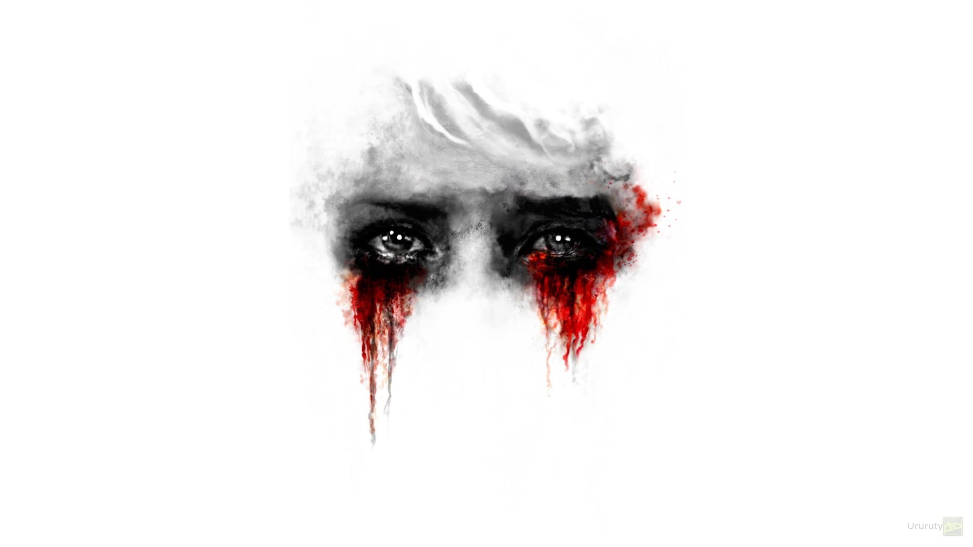 halloween, surprise, 1080P, celebration, tearing, shock, bizarre, body part, human face, emotion, studio shot, horror, depression - sadness, demon - fictional character, HD Wallpaper