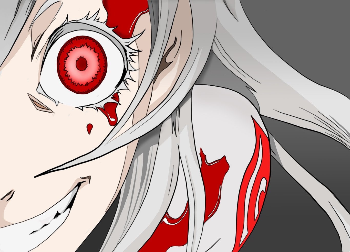 indoors, representation, day, deadman, no people, Shiro (Deadman Wonderland), human representation, communication, creativity, food and drink, HD Wallpaper