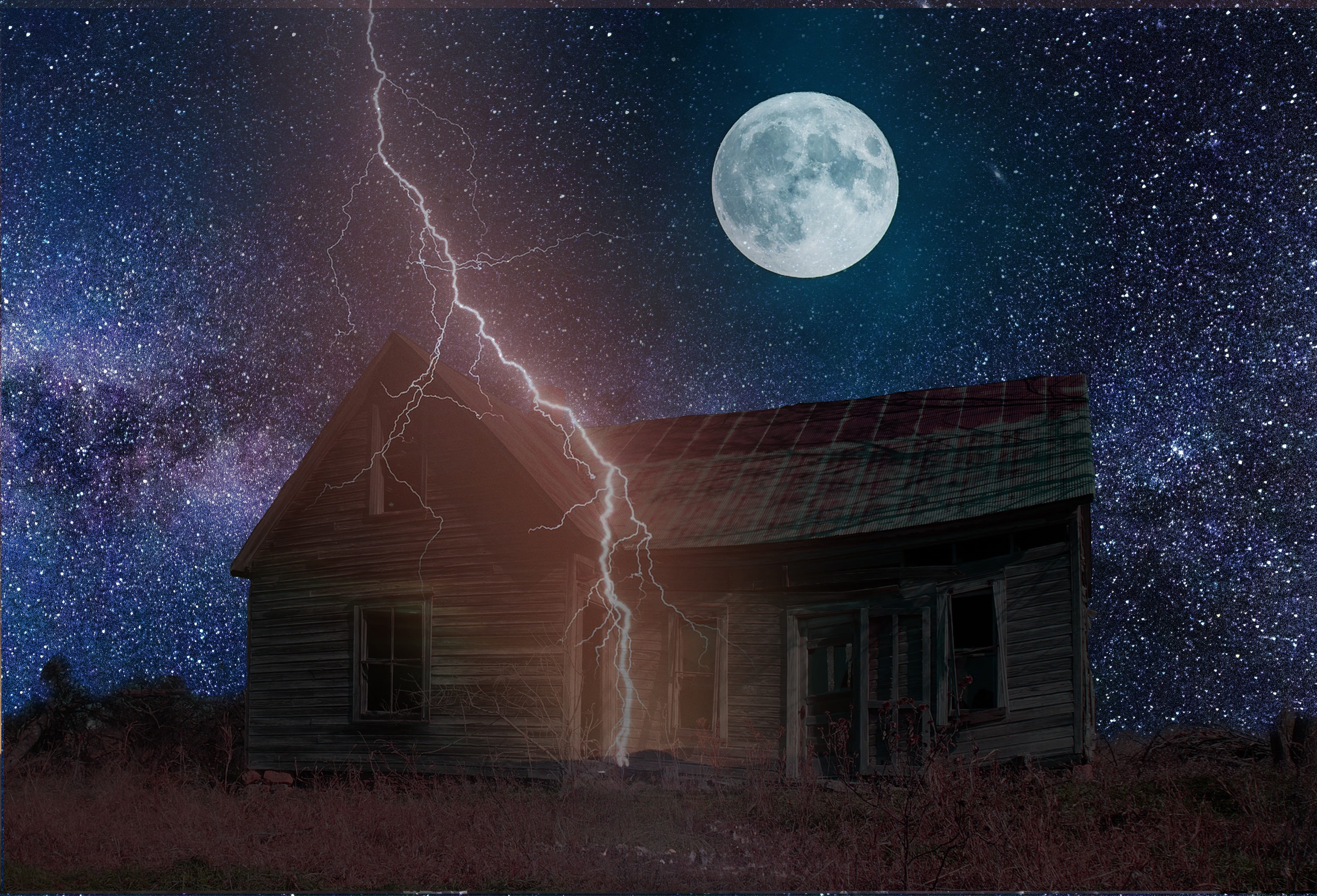 architecture, creepy, interior, abandoned, fear, no people, space, black, ghost, ancient, home, field, window, dark, light, grunge, aged, storm, old, full, HD Wallpaper