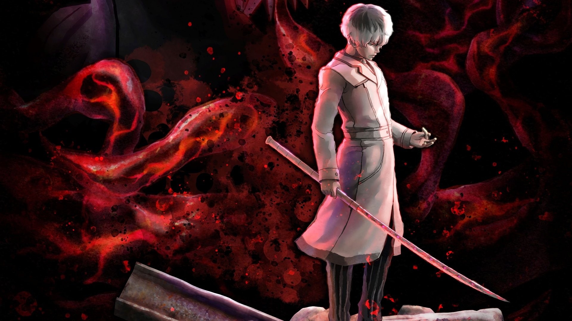 Video Game, Ken Kaneki, 1080P, Haise Sasaki, Tokyo Ghoul:re Call to Exist, HD Wallpaper