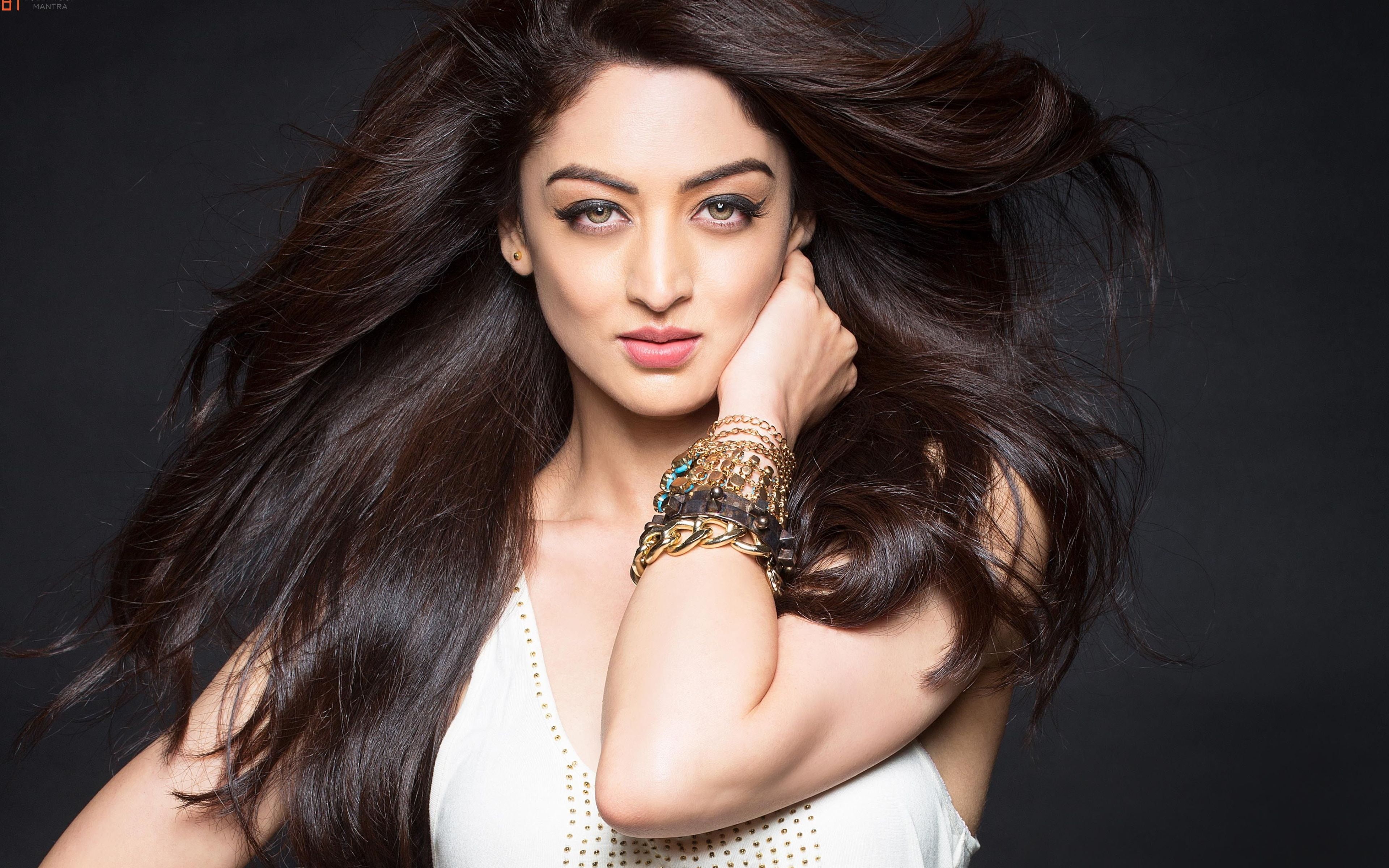 luxury, women, 4K, adult, dhar, headshot, fashion model, hair, Female Celebrities, young adult, body part, elegance, long hair, studio shot, bollywood, HD Wallpaper