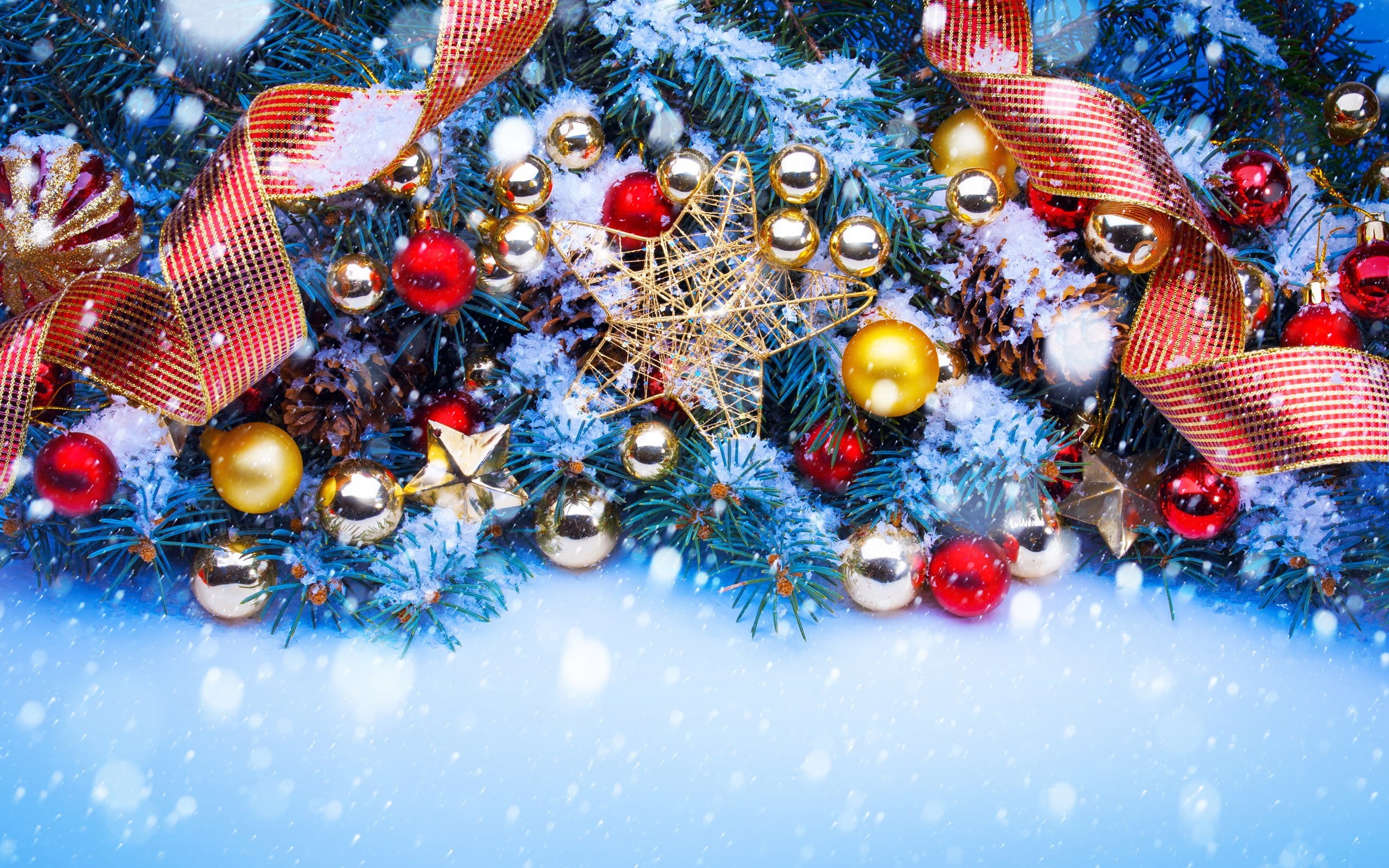 decoration, color, no people, christmas, pine trees, Christmas ornaments, assorted, jewelry, holiday, christmas ornament, still life, multi colored, winter, HD Wallpaper