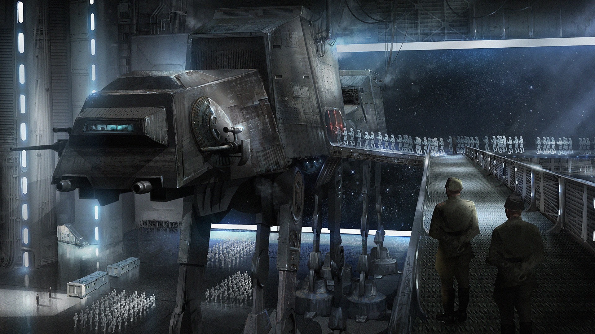 1080P, army, Rogue One: A Star Wars Story, gun, star, blaster, Rogue One, cinema, Star Wars, film, clone, soldier, A Star Wars Story, stormtrooper, cannon, HD Wallpaper