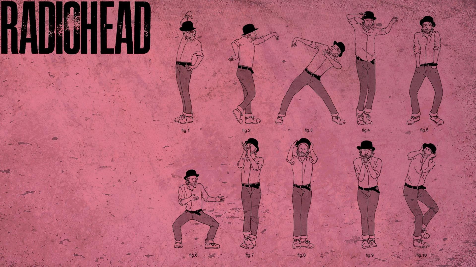 music, 1920x1080, radiohead, illustration, 1080P, HD Wallpaper