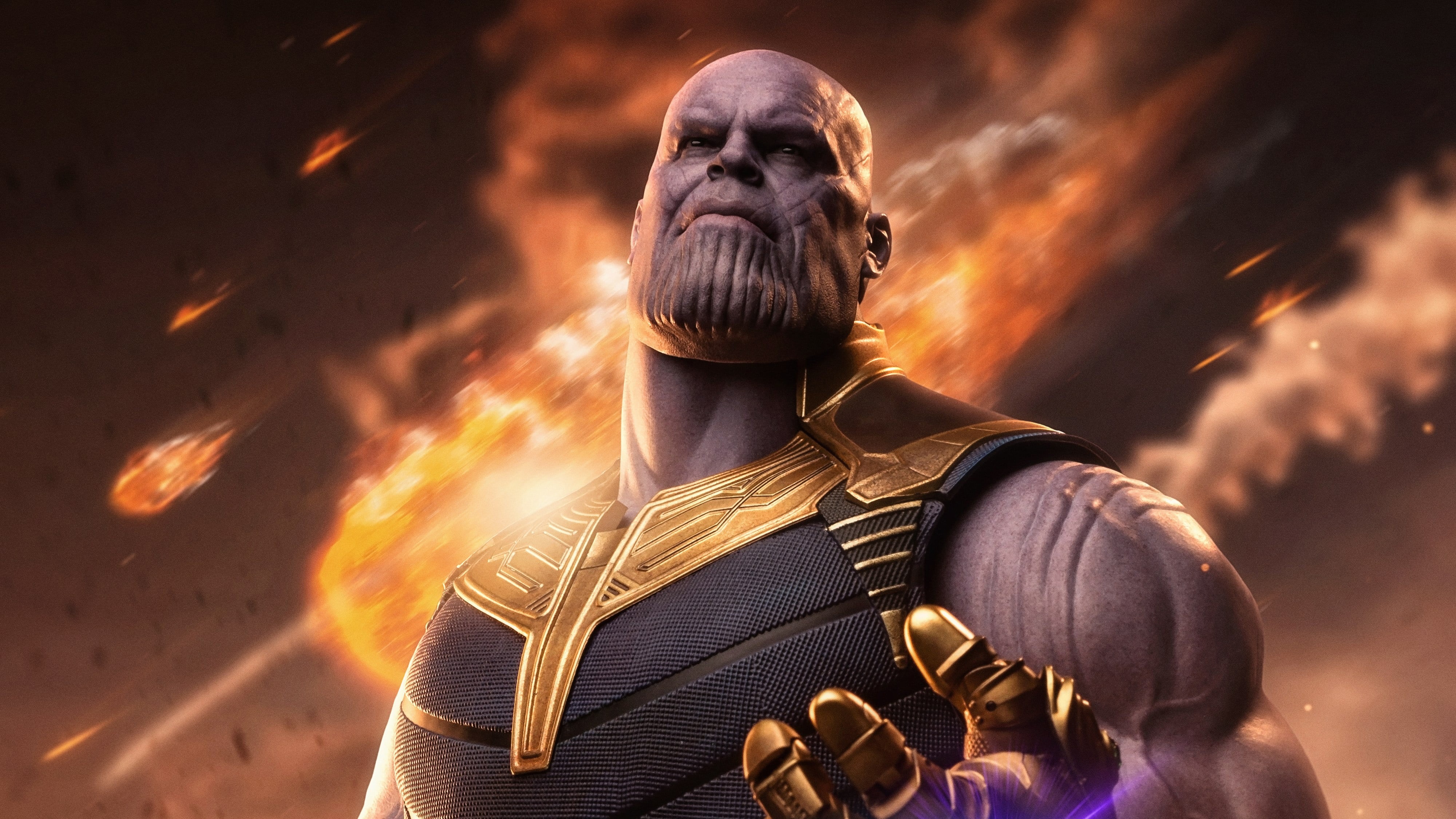 Avengers: Infinity War, Thanos, 4K, Marvel Comics, Movie, HD Wallpaper