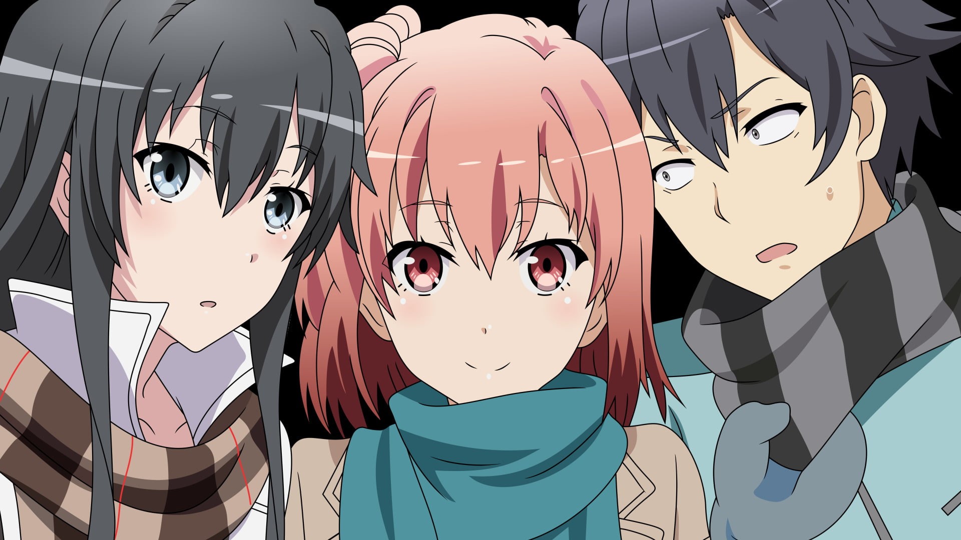 Yui Yuigahama, human representation, female likeness, day, Yukino Yukinoshita, 1080P, no people, creativity, craft, art and craft, male likeness, mannequin, HD Wallpaper