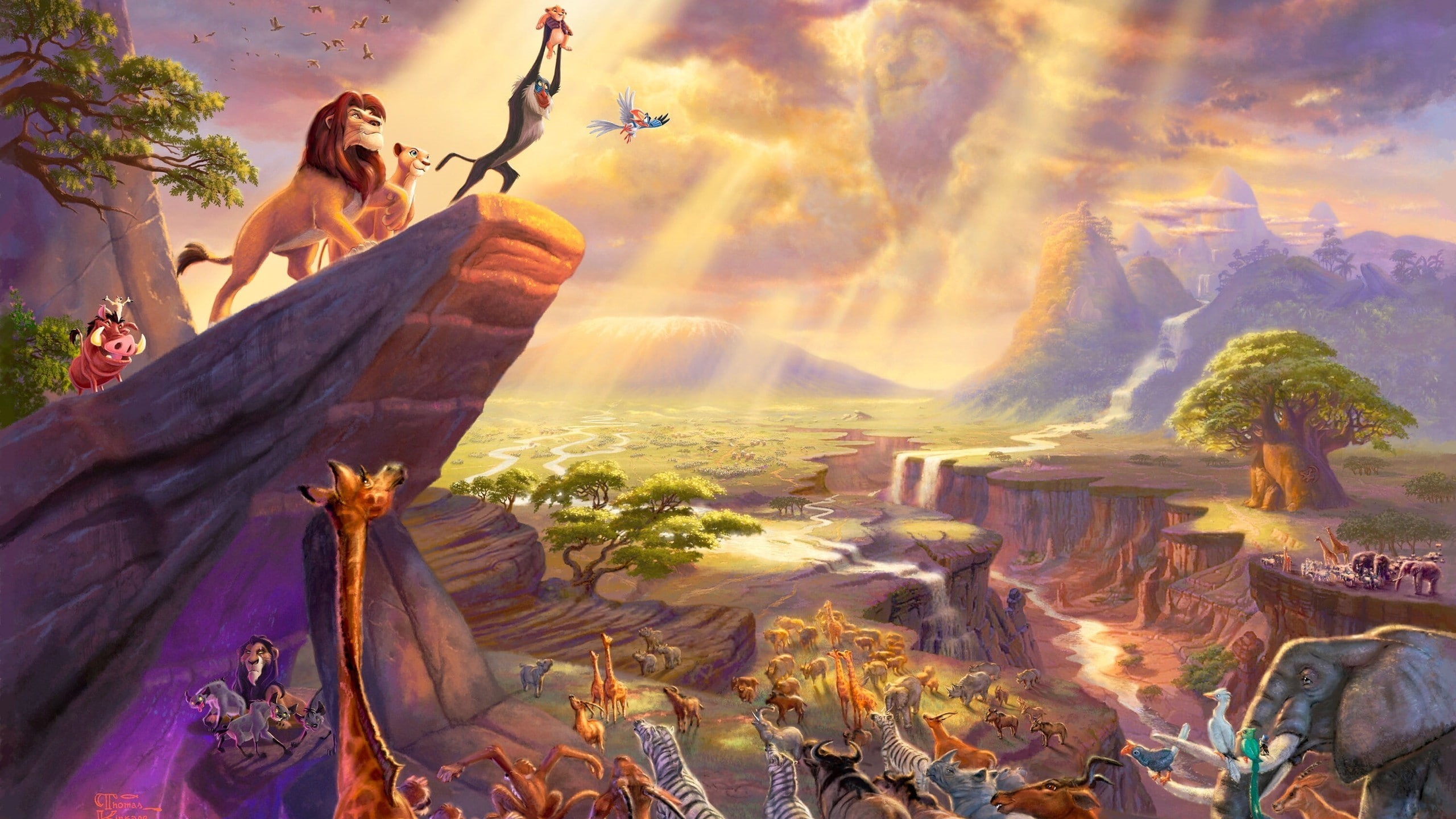 Zazu, Timon, The Lion King, 2K, Disney, Pumba, Rafiki, HD Wallpaper