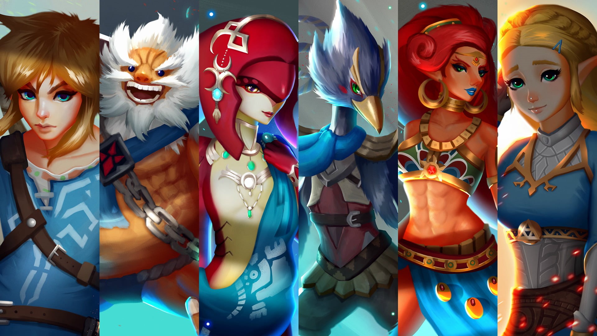 festival, shopping, sculpture, Urbosa (The Legend Of Zelda), no people, female likeness, variation, sale, store, for sale, Zelda, The Legend of Zelda: Breath of the Wild, HD Wallpaper