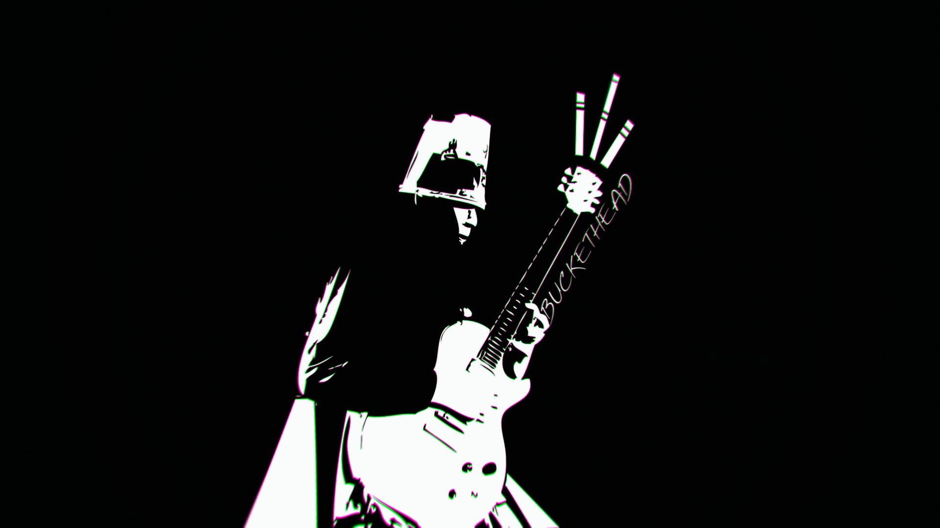 human representation, holding, studio shot, 1080P, musical instrument, copy space, guitar, one person, black background, guitarist, arts culture and entertainment, HD Wallpaper