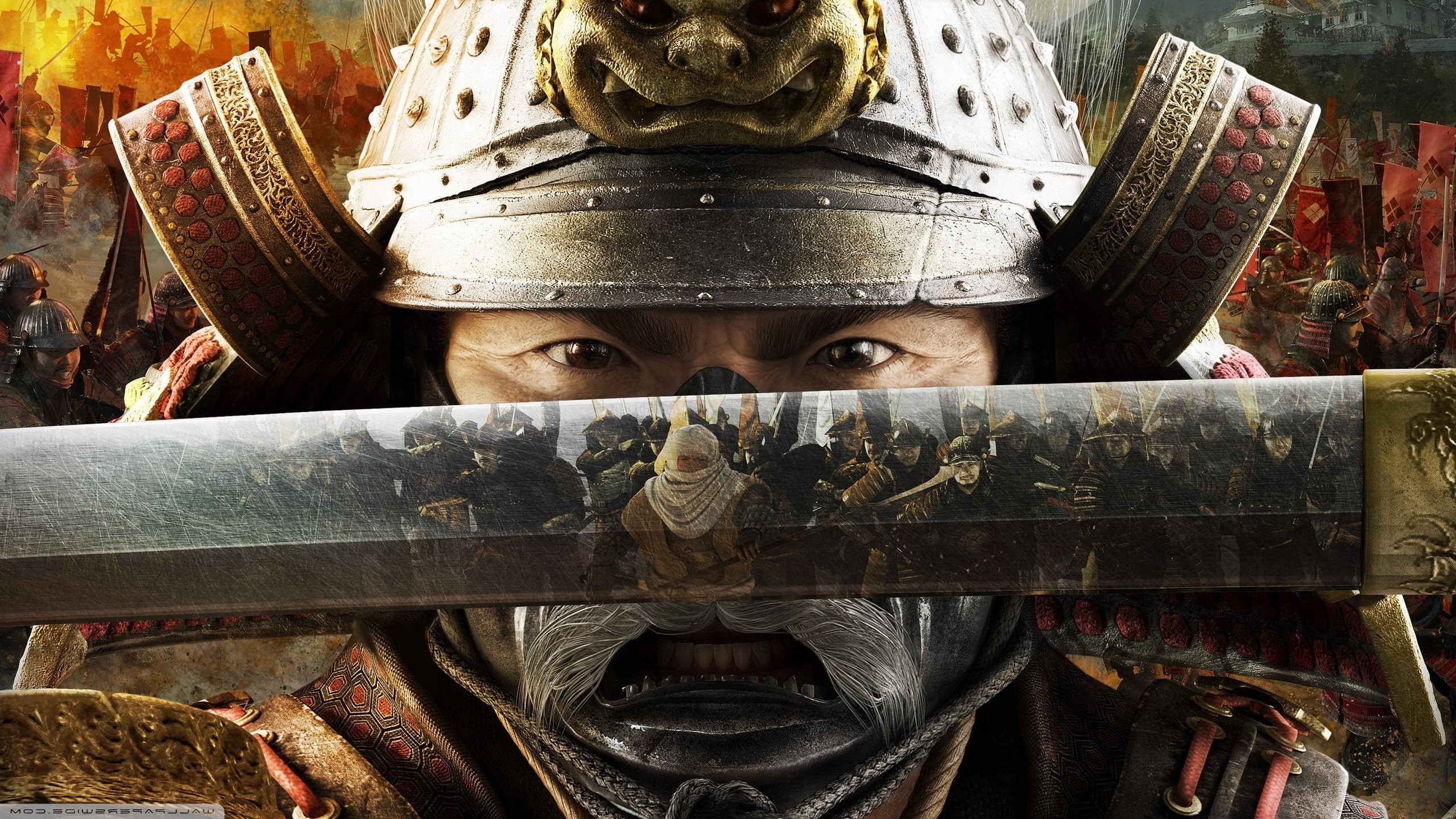 video games total war shogun 2 samurai japan, male likeness, security, protection, real people, human representation, portrait, body part, headshot, women, HD Wallpaper