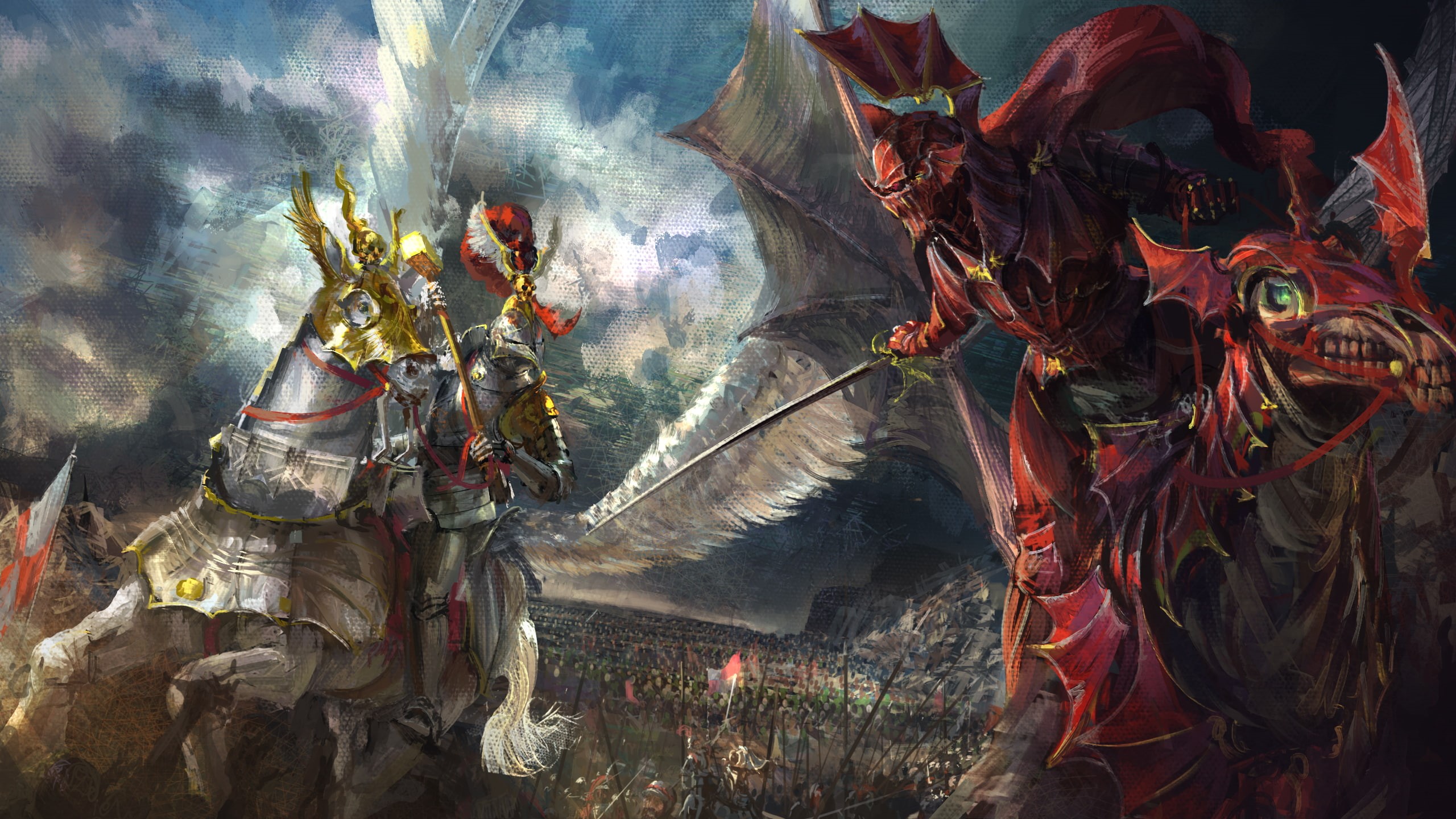 2K, Creature, Sword, Total War: Warhammer, Warrior, Horse, Total War, HD Wallpaper