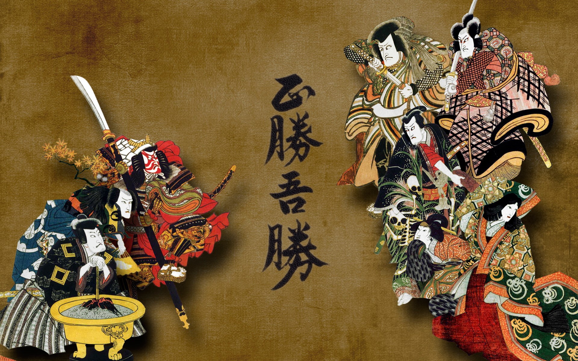hd, samurai, 1080P, digital/artwork, orient, HD Wallpaper