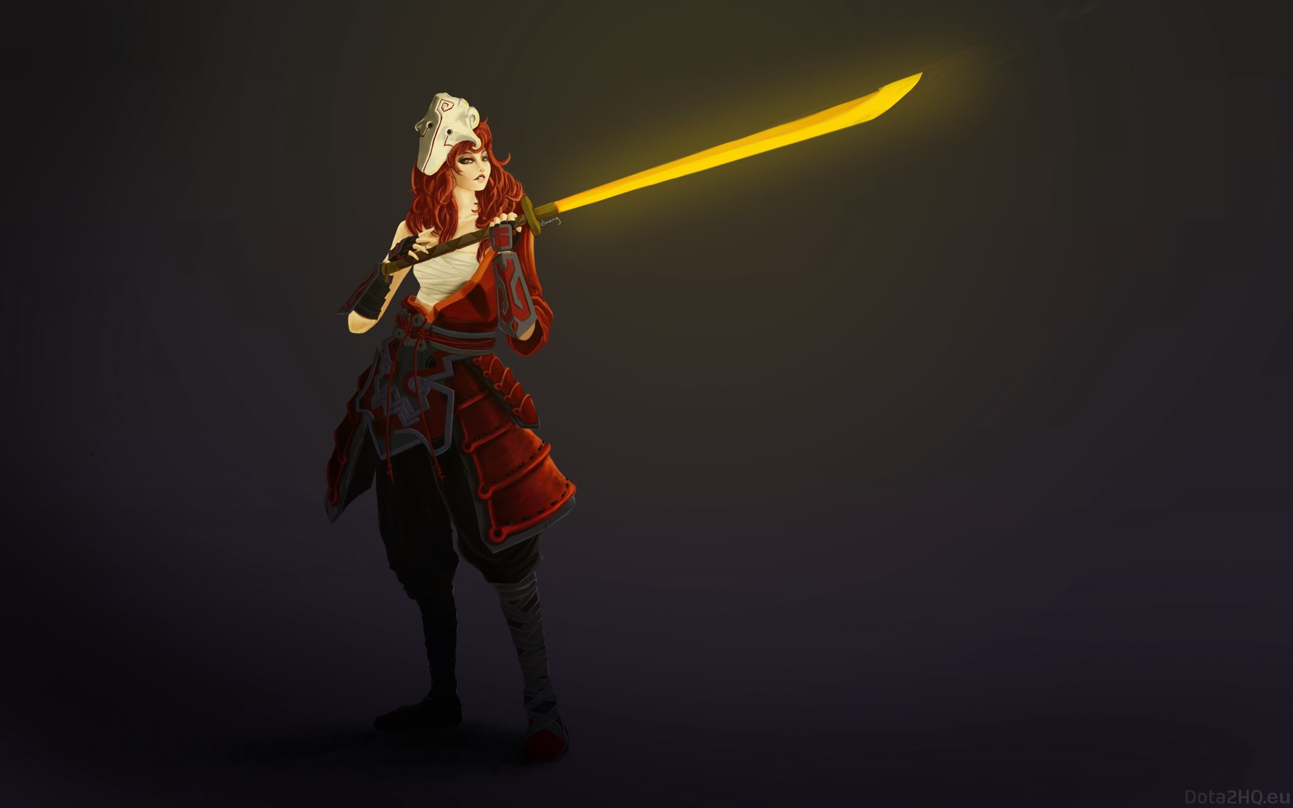 full length, dota 2, art and craft, clothing, weapon, young Adult, violinist, indoors, black background, studio shot, woman, 2K, casual clothing, performance, HD Wallpaper