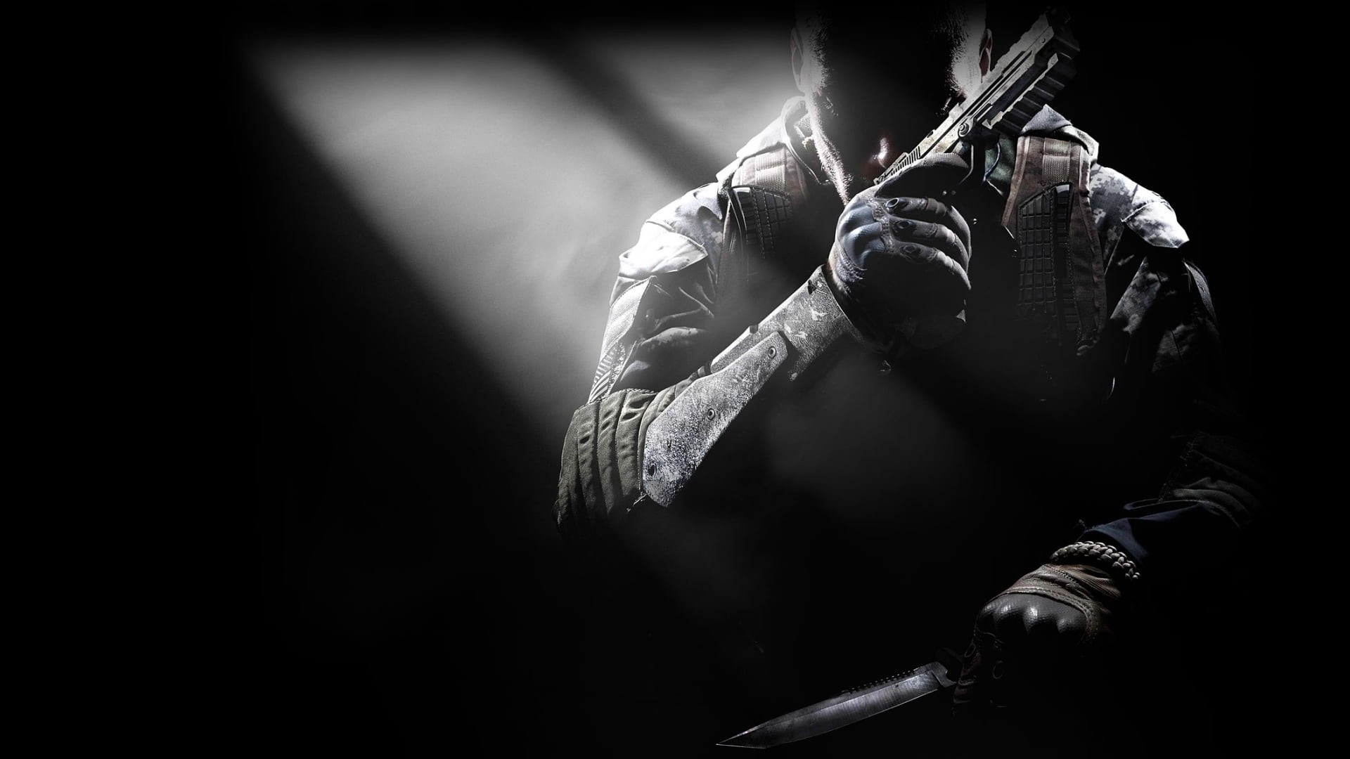 Black Ops 2, risk, one Person, sign, holding, protection, men, uniform, terrorism, Treyarch, illustration, infantry, CoD, studio Shot, protective glove, HD Wallpaper