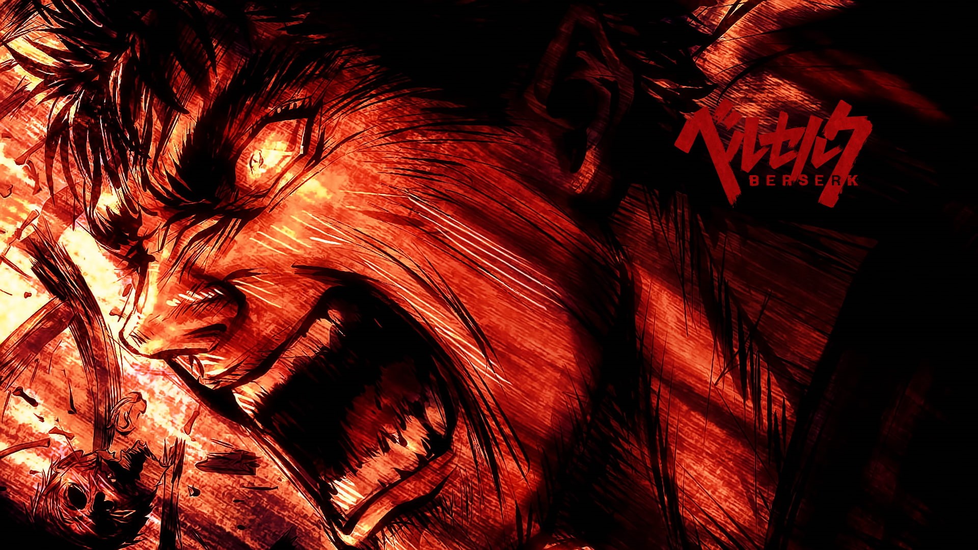 digital art, Guts, artwork, Berserk, anime, 1080P, HD Wallpaper