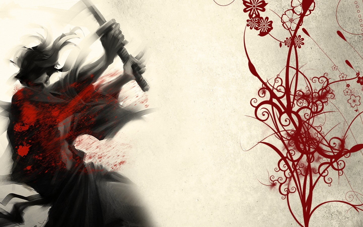 katana, creativity, holding, samurai, high angle view, pattern, nature, flooring, man, wall - building feature, art and craft, 720P, lifestyles, indoors, HD Wallpaper