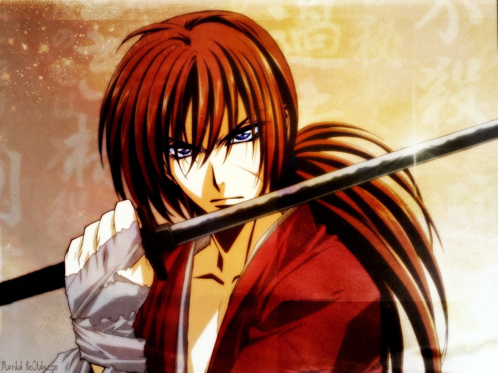 720P, Anime, Kenshin Himura, Rurouni Kenshin, HD Wallpaper