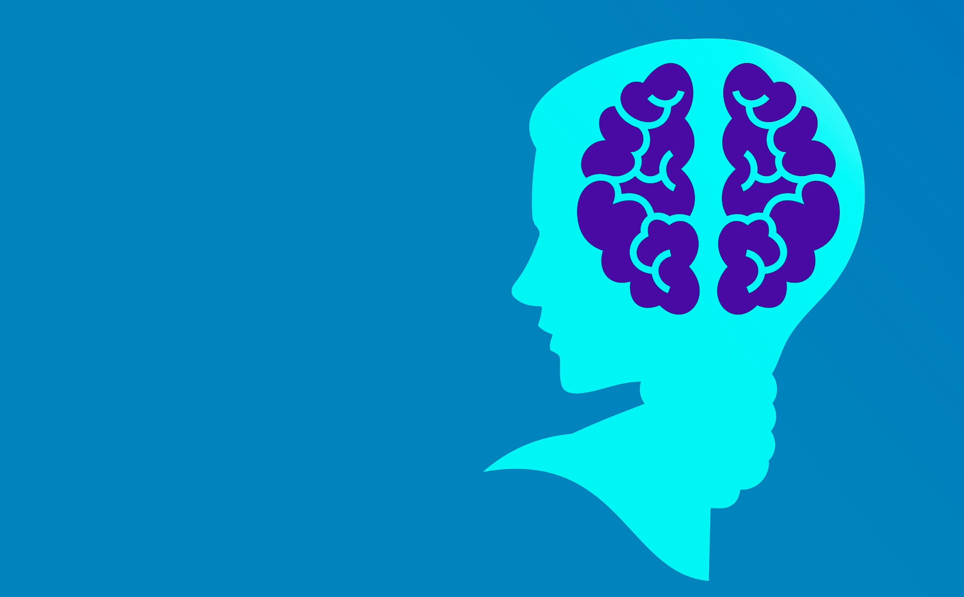 ideas, modern, human face, cut out, idea, programmer, creative, contemplation, environments, brainstorming, people, men, body part, woman, blue background, HD Wallpaper