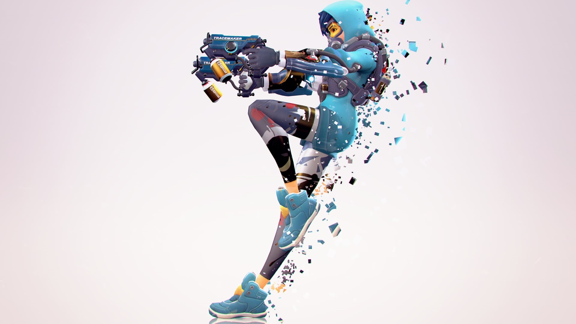 full length, character, men, anime, copy space, dispersion, video games, nature, Overwatch, studio shot, people, males, mature adult, togetherness, young men, HD Wallpaper