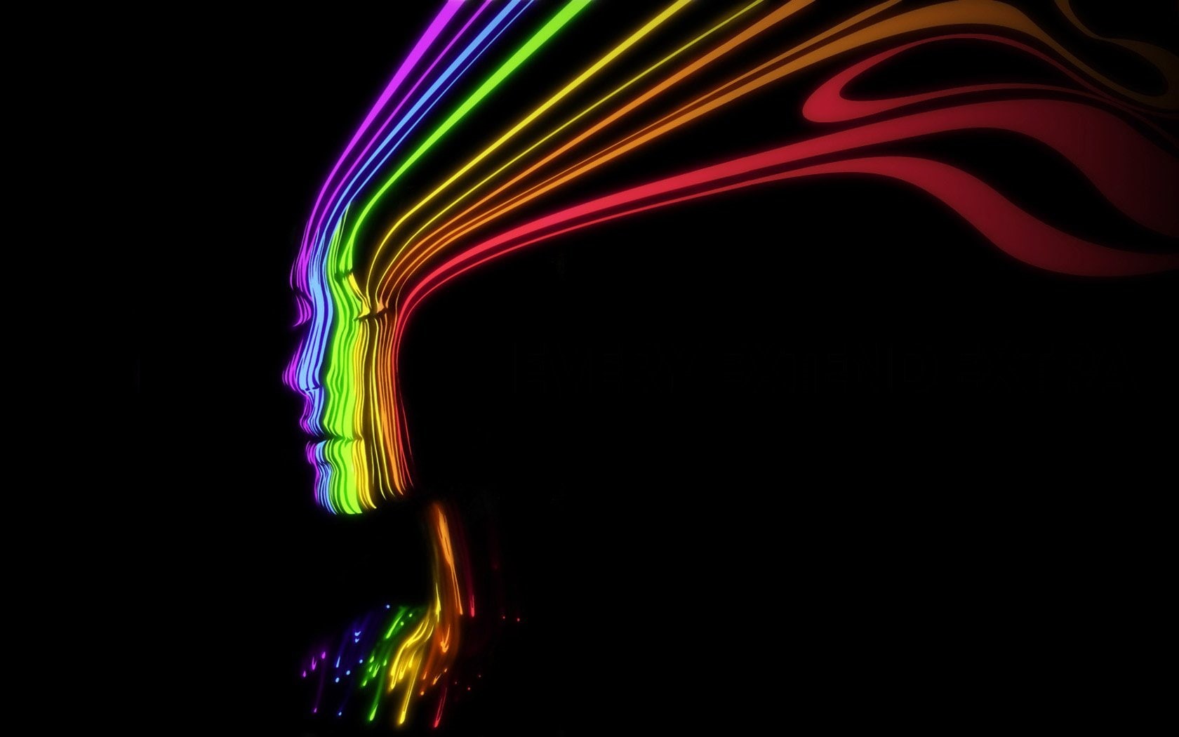 hd, 720P, nature, deserts, Rainbows, px, background, multicolor, 1680x1050 px, x, art, Black, faces, HD Wallpaper
