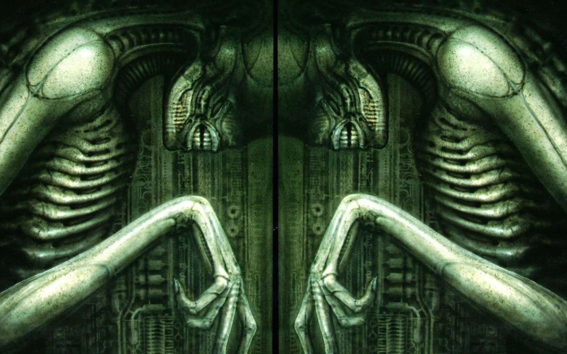 no people, entrance, digital composite, animal, H. R. Giger, creativity, alien, architecture, 1080P, backgrounds, symmetry, full frame, skull, creature, HD Wallpaper