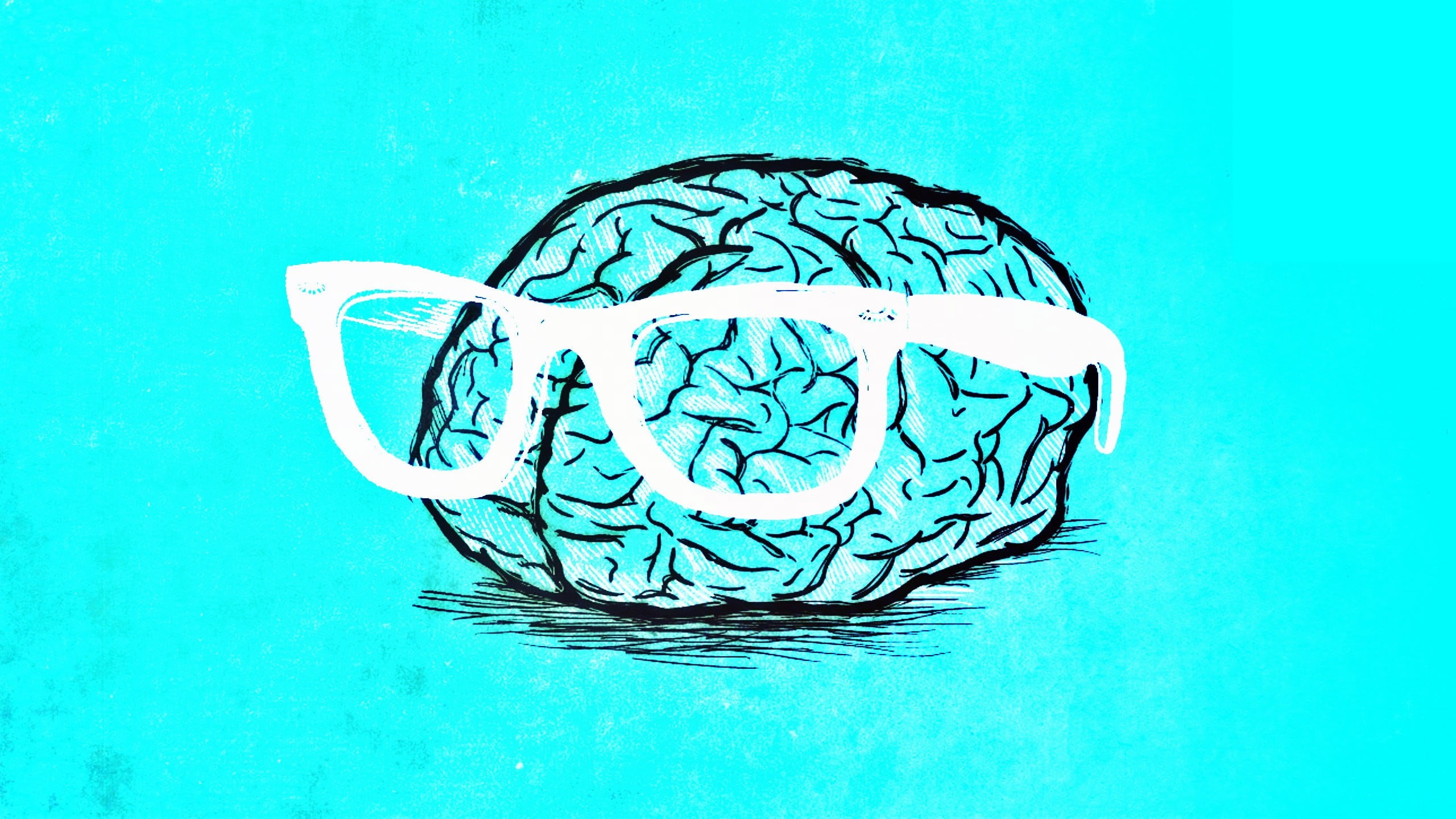 human body part, colored background, human brain, 2K, blue, digital art, mental health, glasses, body part, studio shot, single object, healthcare and medicine, HD Wallpaper