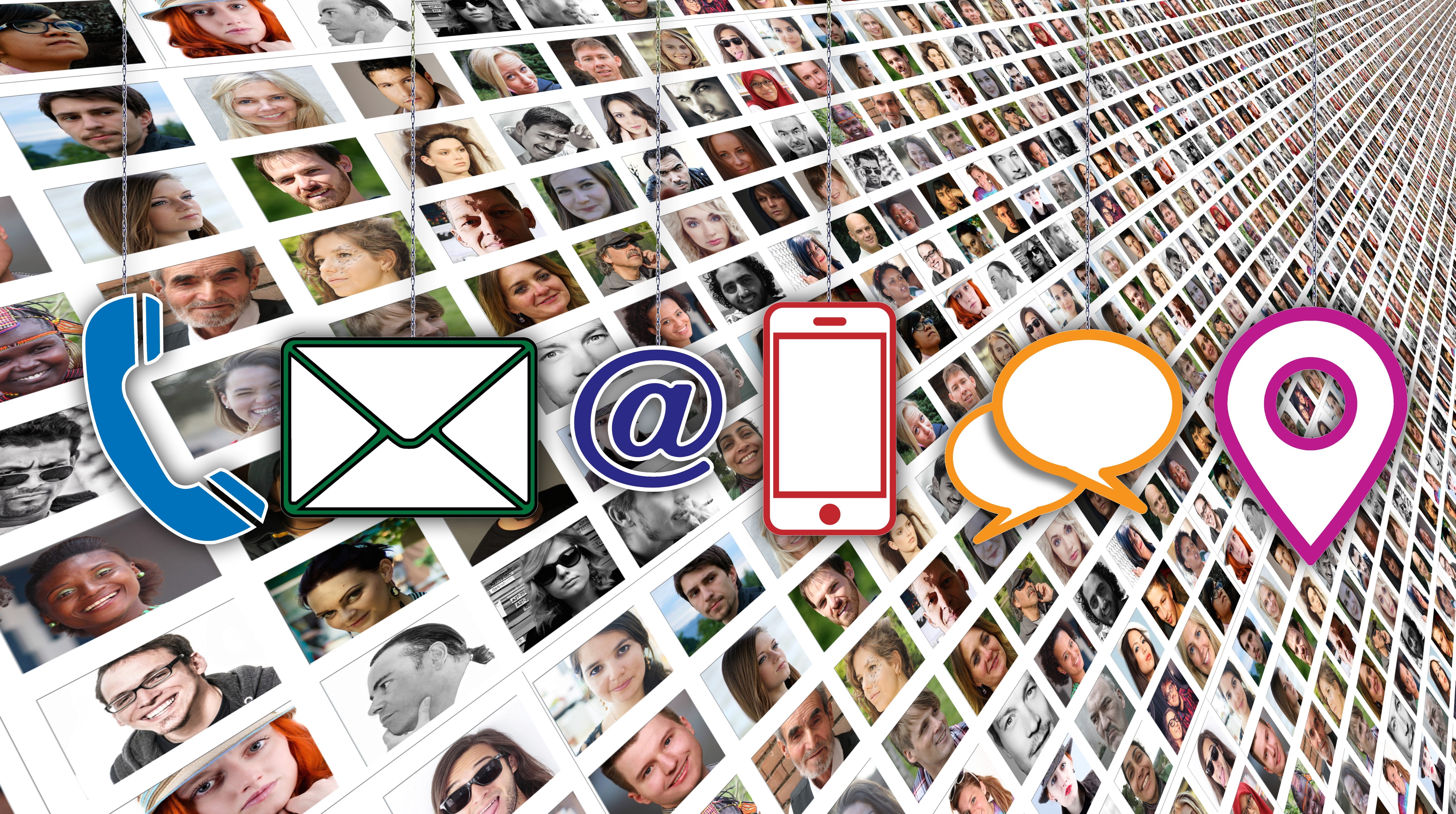 social networks, communication, personal, female likeness, news, letters, web, relationship, no people, connection, mail, phone, text, digital, connected, HD Wallpaper