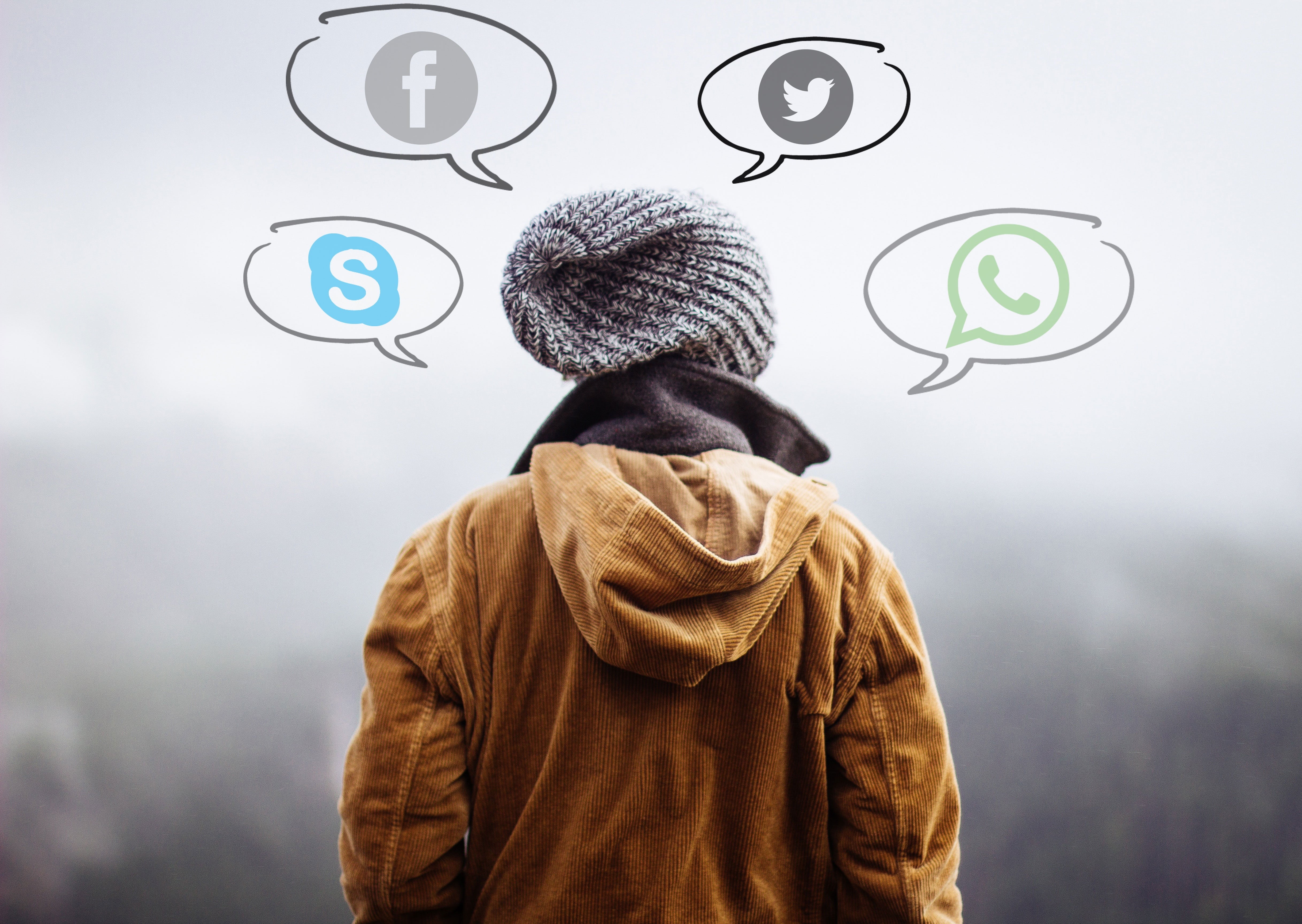 human, hat, representation, digital composite, warm clothing, skype, thoughtful, cap, art and craft, headshot, draw, creativity, one person, icon, standing, HD Wallpaper