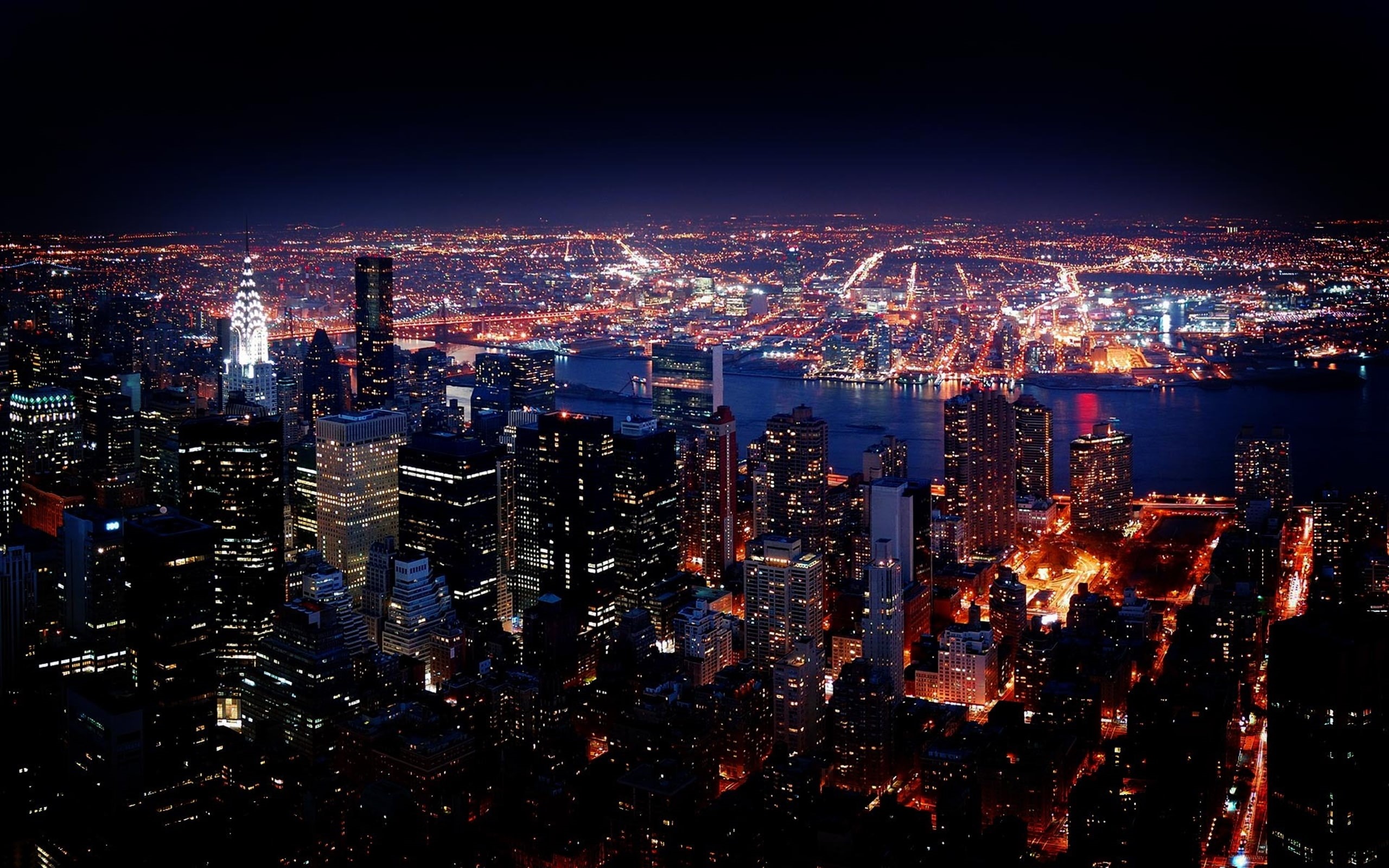 hd, night, york, 2K, view, new, city, HD Wallpaper