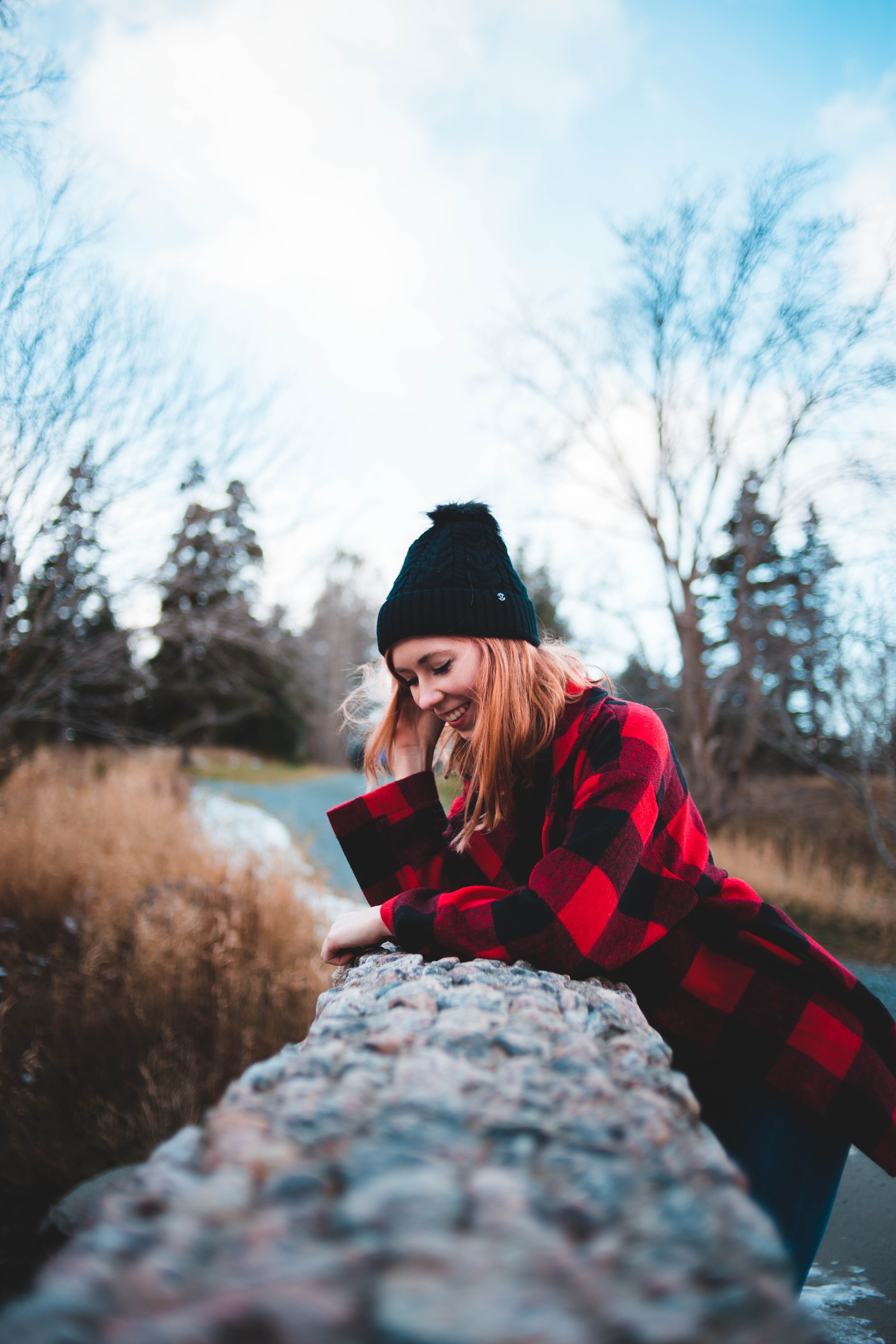 cap, clothing, plant, casual clothing, hairstyle, sky, beanie, apparel, kid, tree, teen, daytime, real people, blonde, hair, concrete, learning, lifestyles, Phone HD Wallpaper