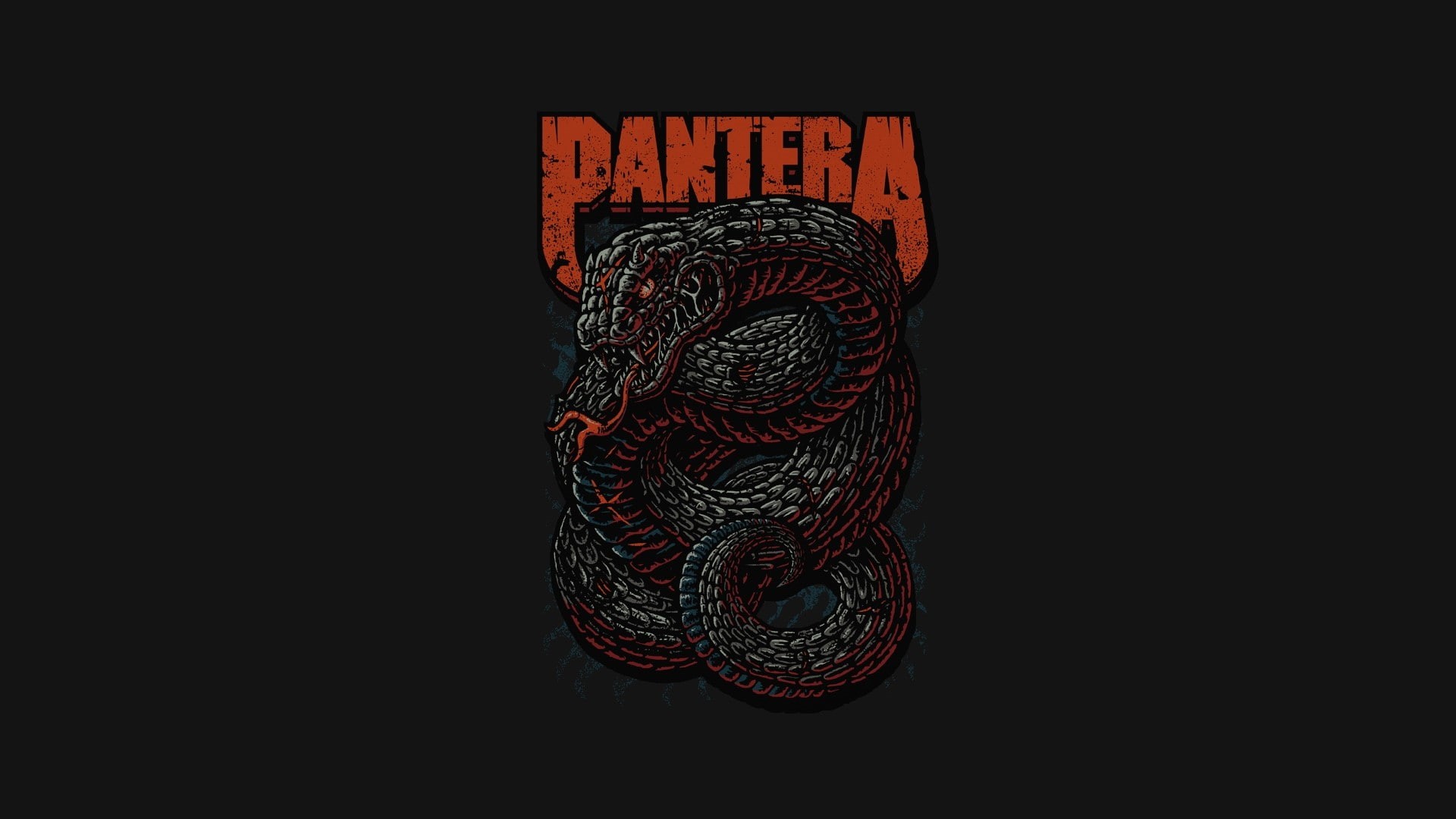 Pantera, Heavy Metal, 1080P, snake, music, Thrash Metal, HD Wallpaper