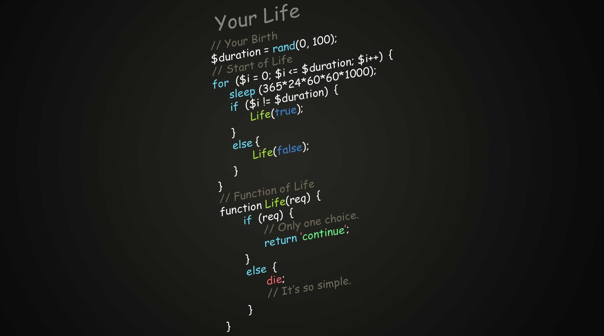 programming, script, function of life, 1080P, HD Wallpaper