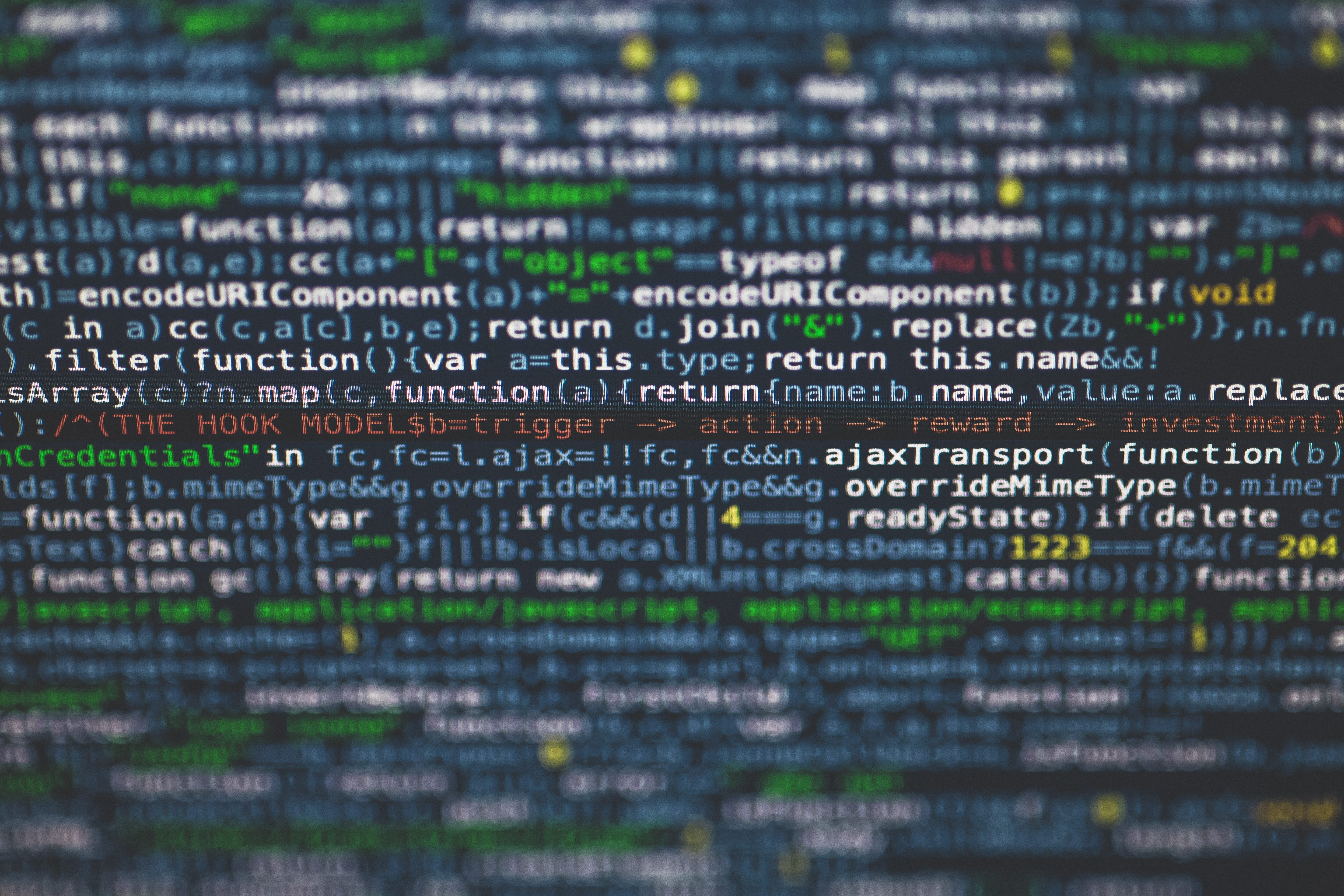 computer, 5K, no people, screen, text, multi colored, internet, computer monitor, codes, selective focus, backgrounds, computer language, computer network, HD Wallpaper