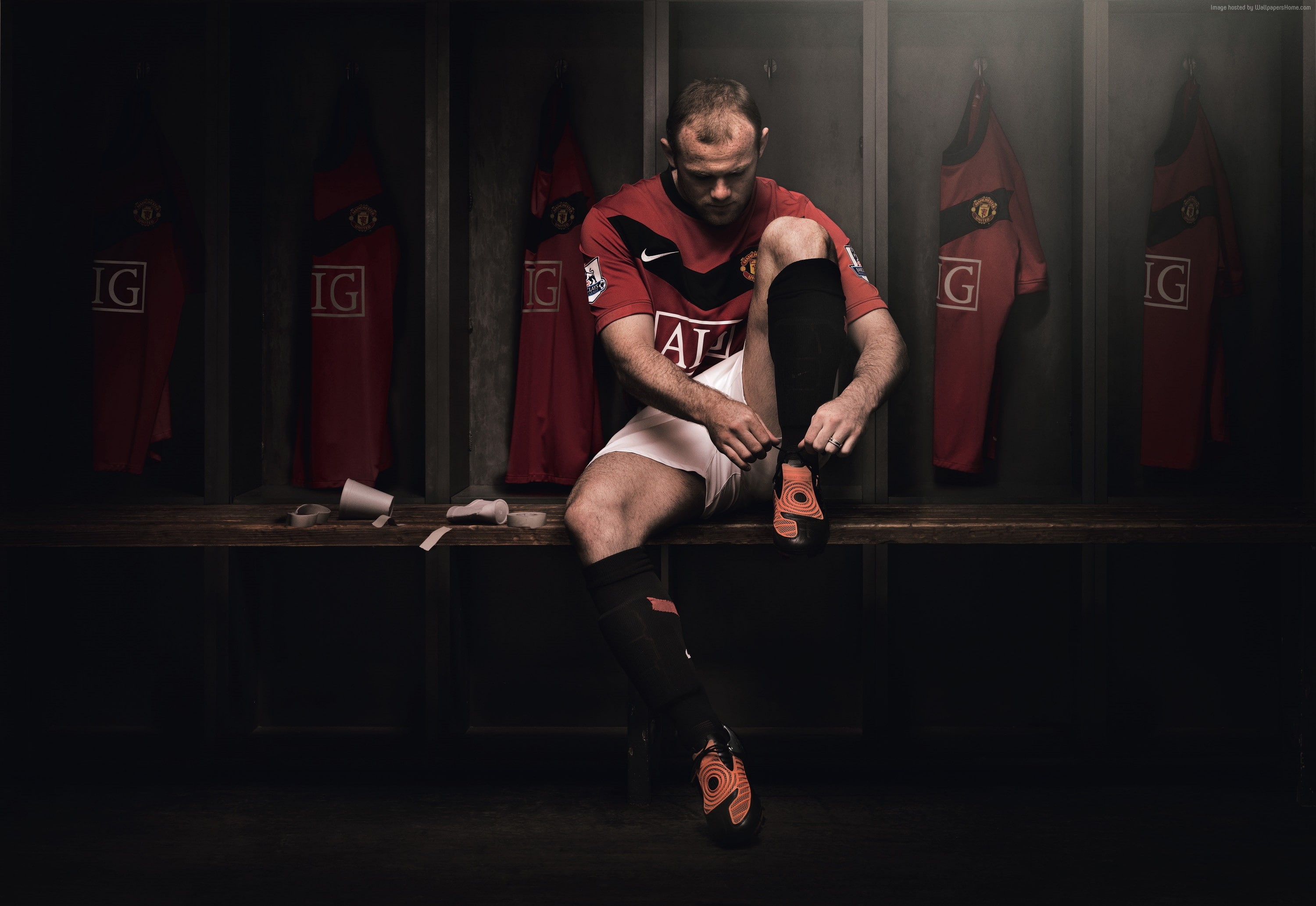 Manchester United, Football, 2K, The best football players, Wayne Rooney, HD Wallpaper