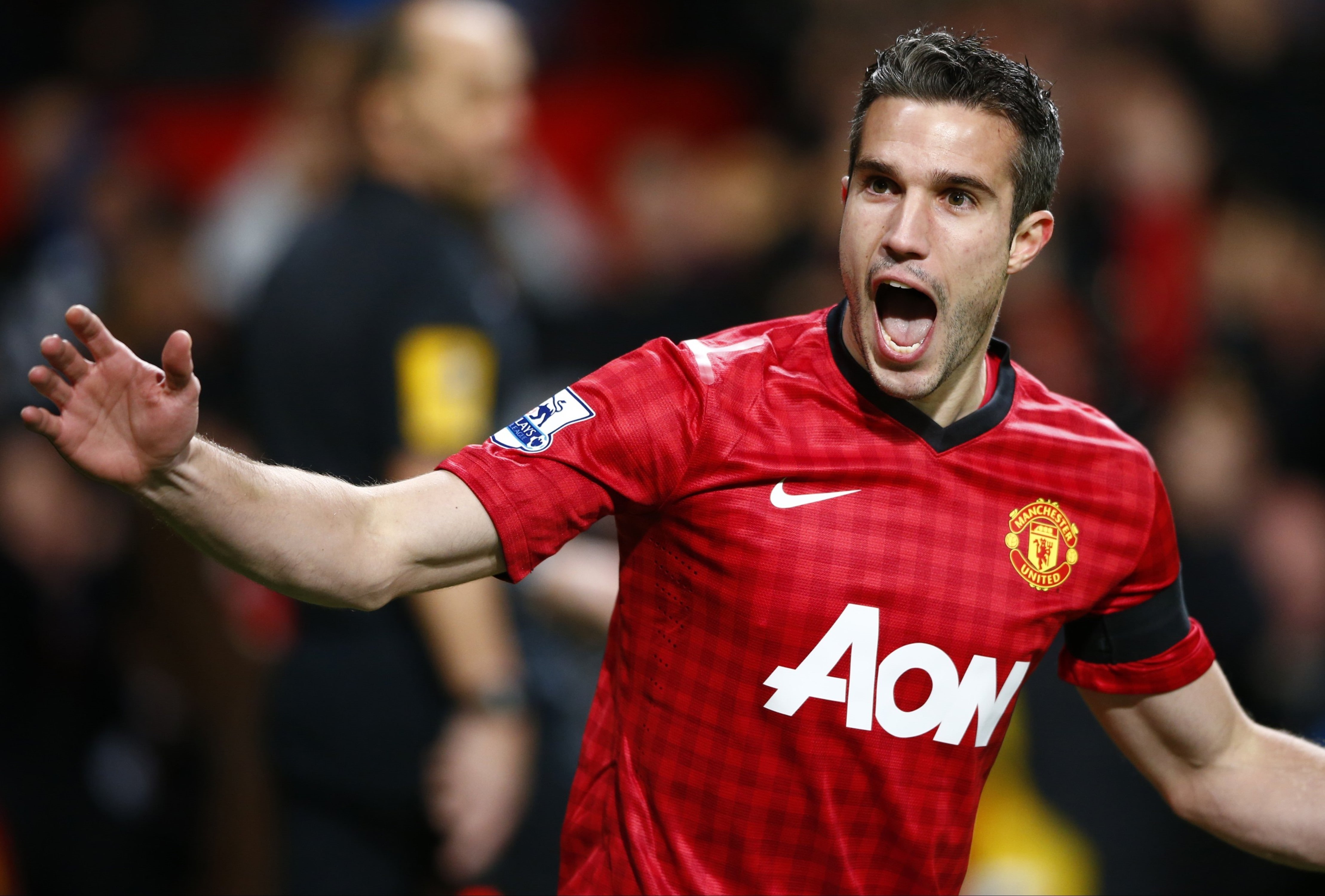 holland, 4K, red devil, star, football, van persie, robin, Manchester United, old trafford, HD Wallpaper